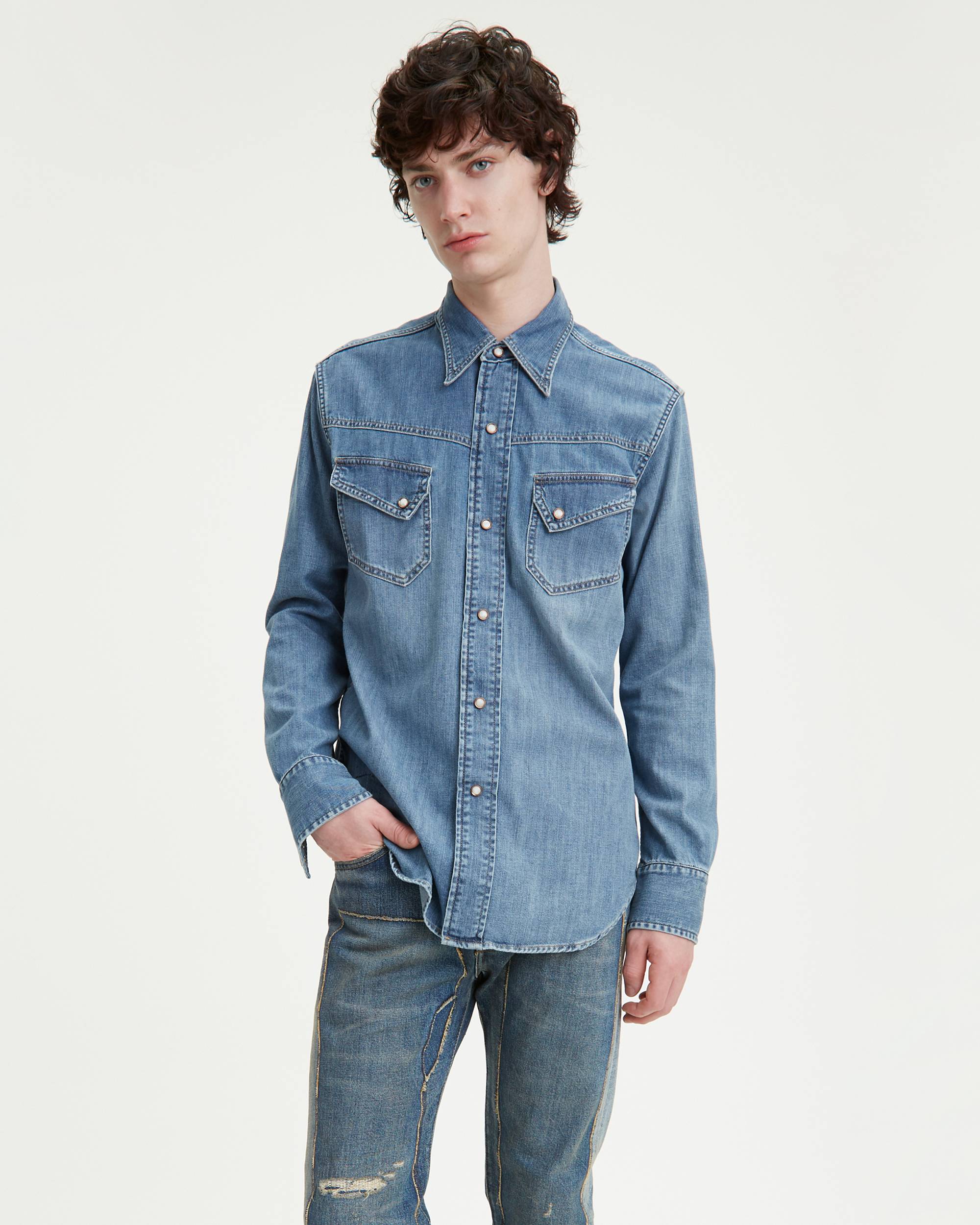 1950's Western Denim Shirt 2