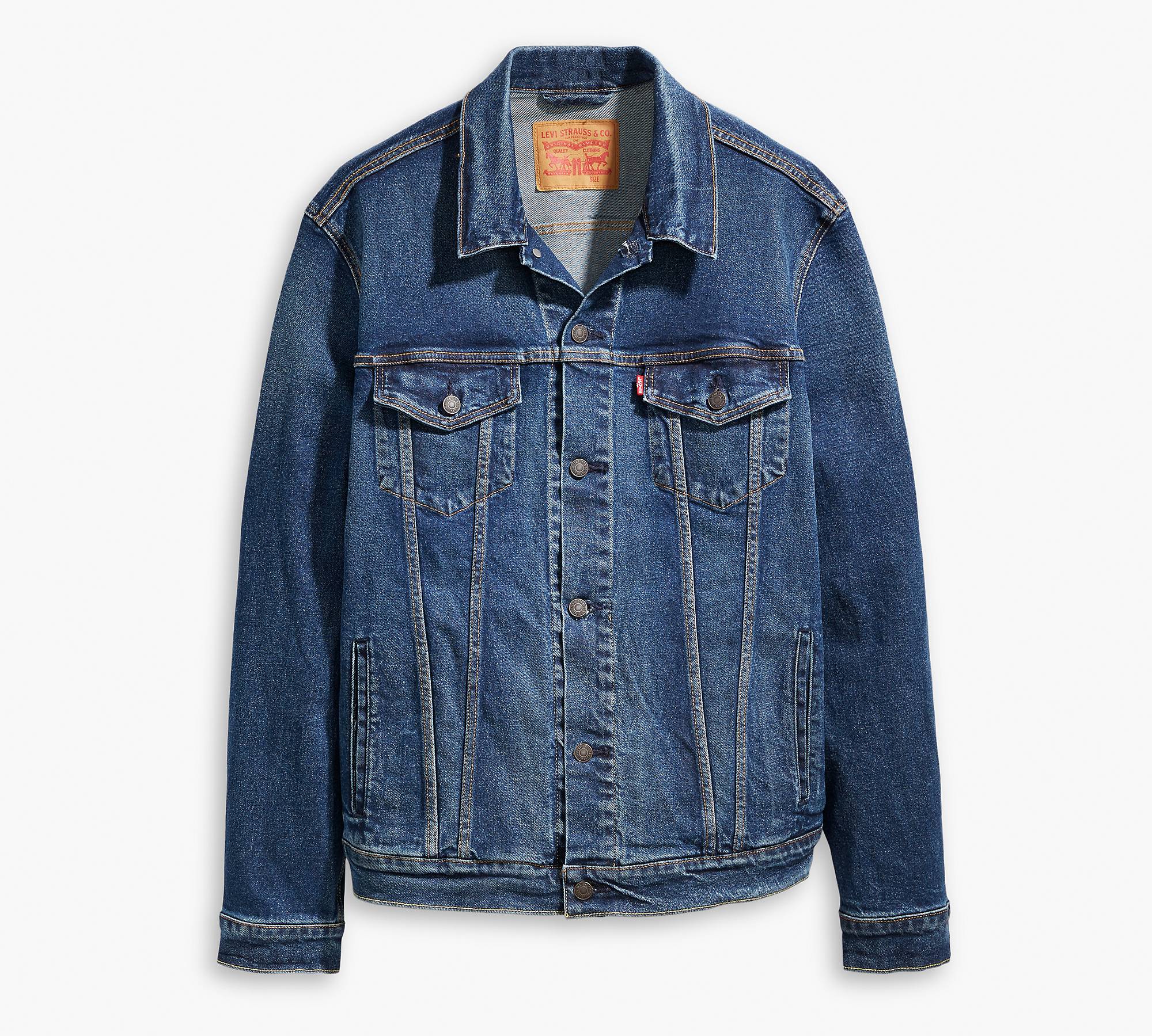 Jean jacket levis men Clearance