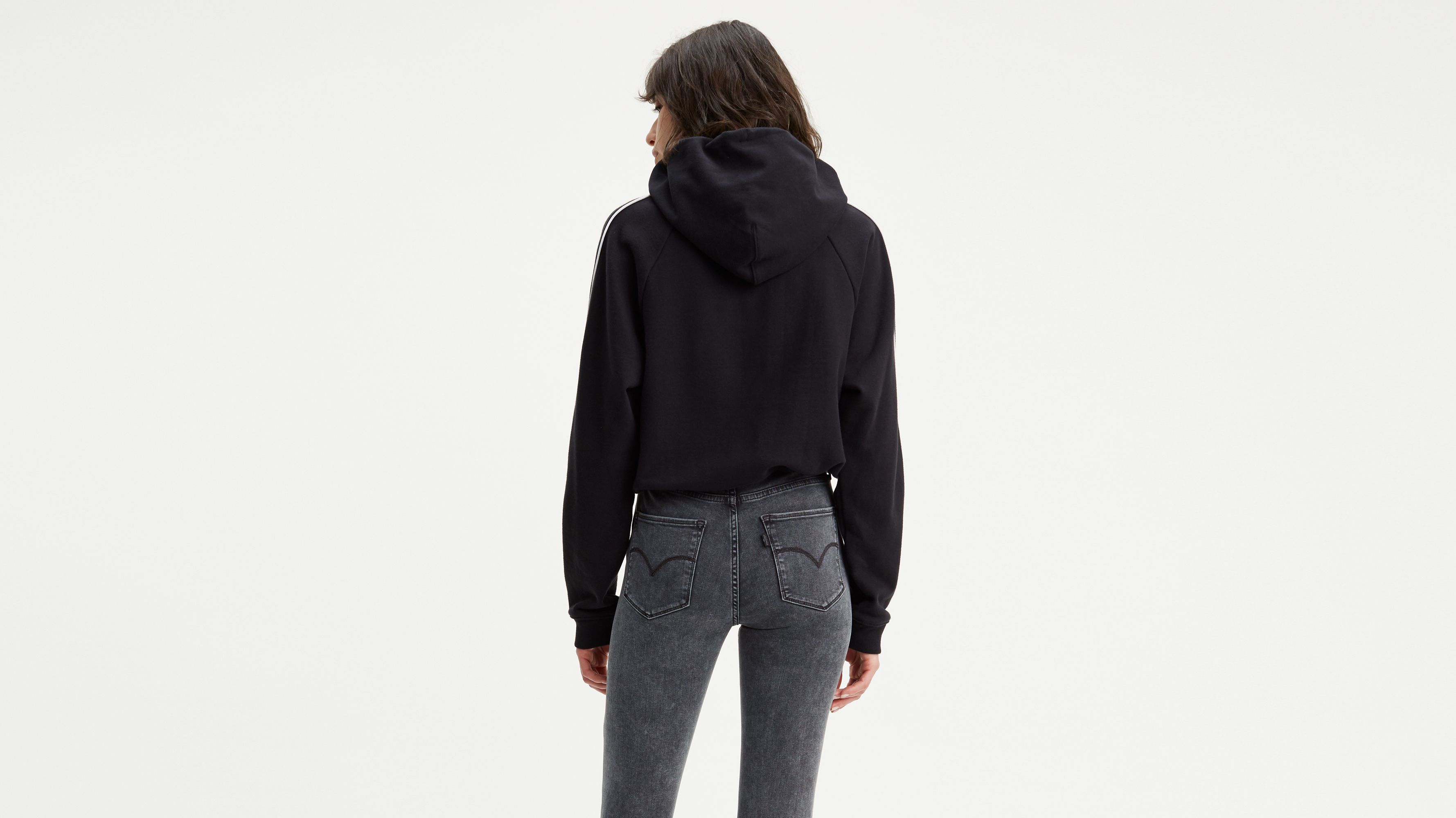 Cinched sale hoodie levis