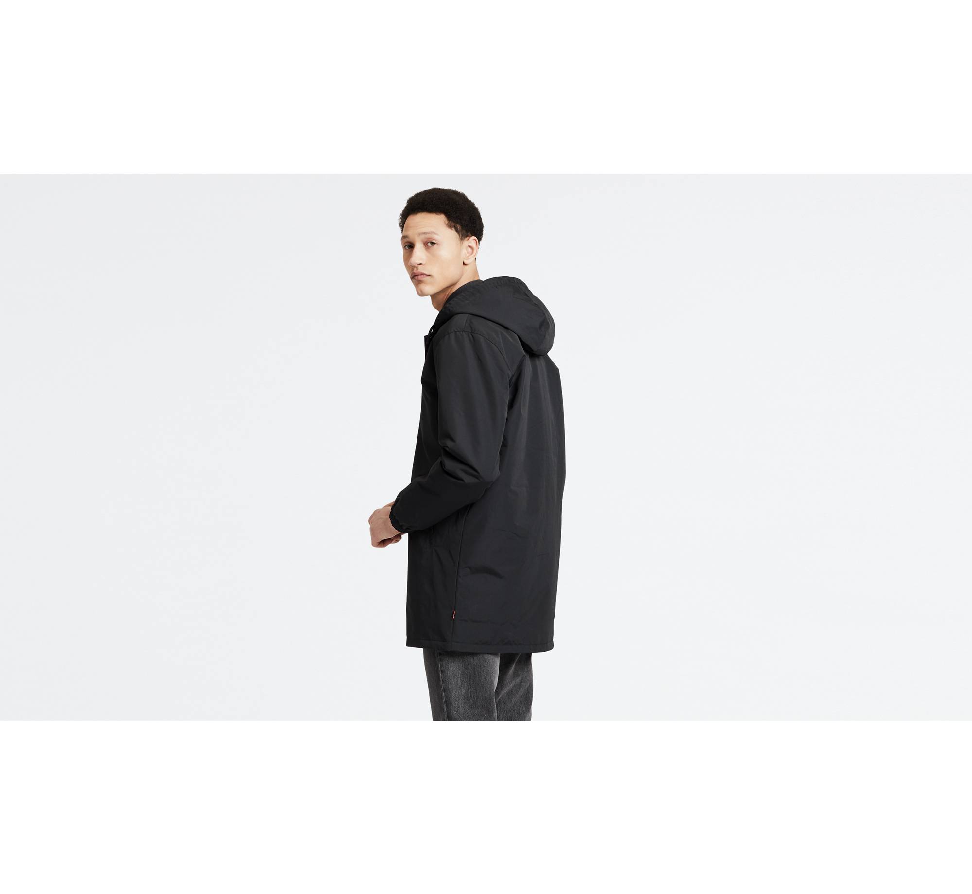 Hooded Coach's Jacket - Black | Levi's® GR