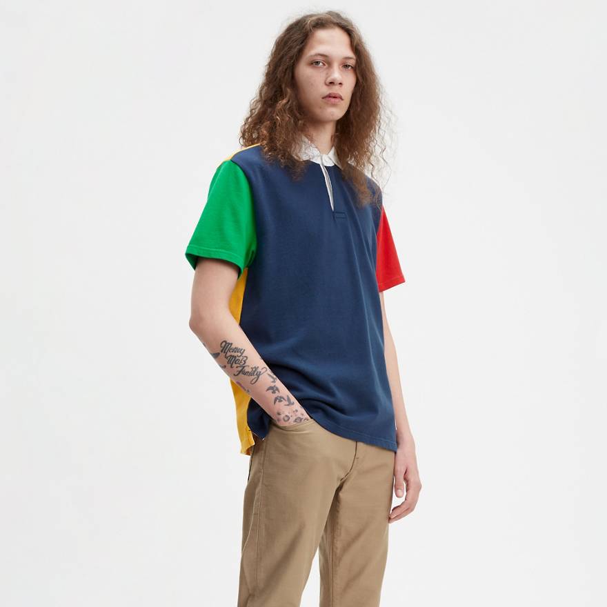 Mighty Made™ Rugby Polo Shirt 1