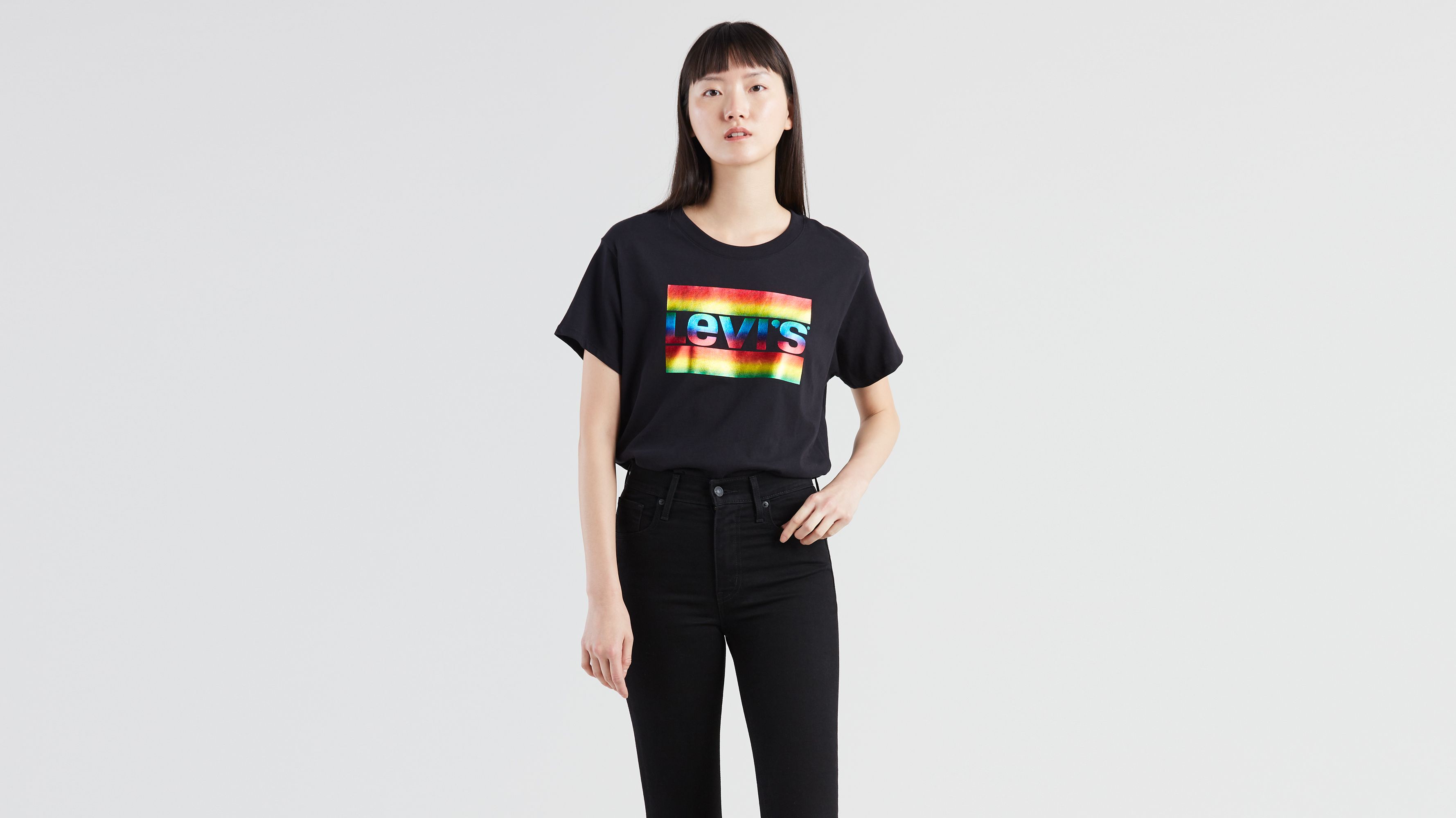 rainbow levis shirt