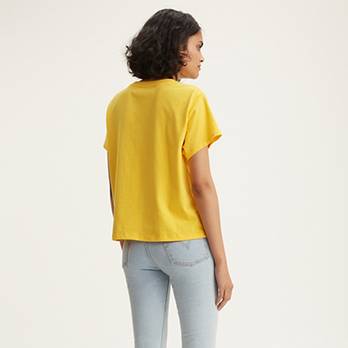 Chest Stripe Varsity Tee Shirt - Yellow | Levi's® US