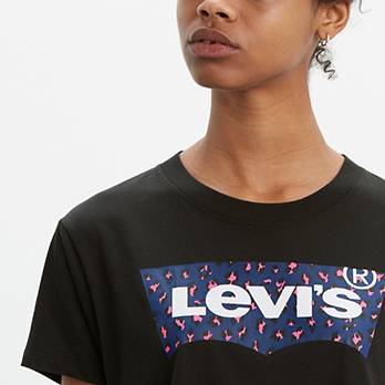 Leopard Fill Levi's® Logo Varsity Tee Shirt 3
