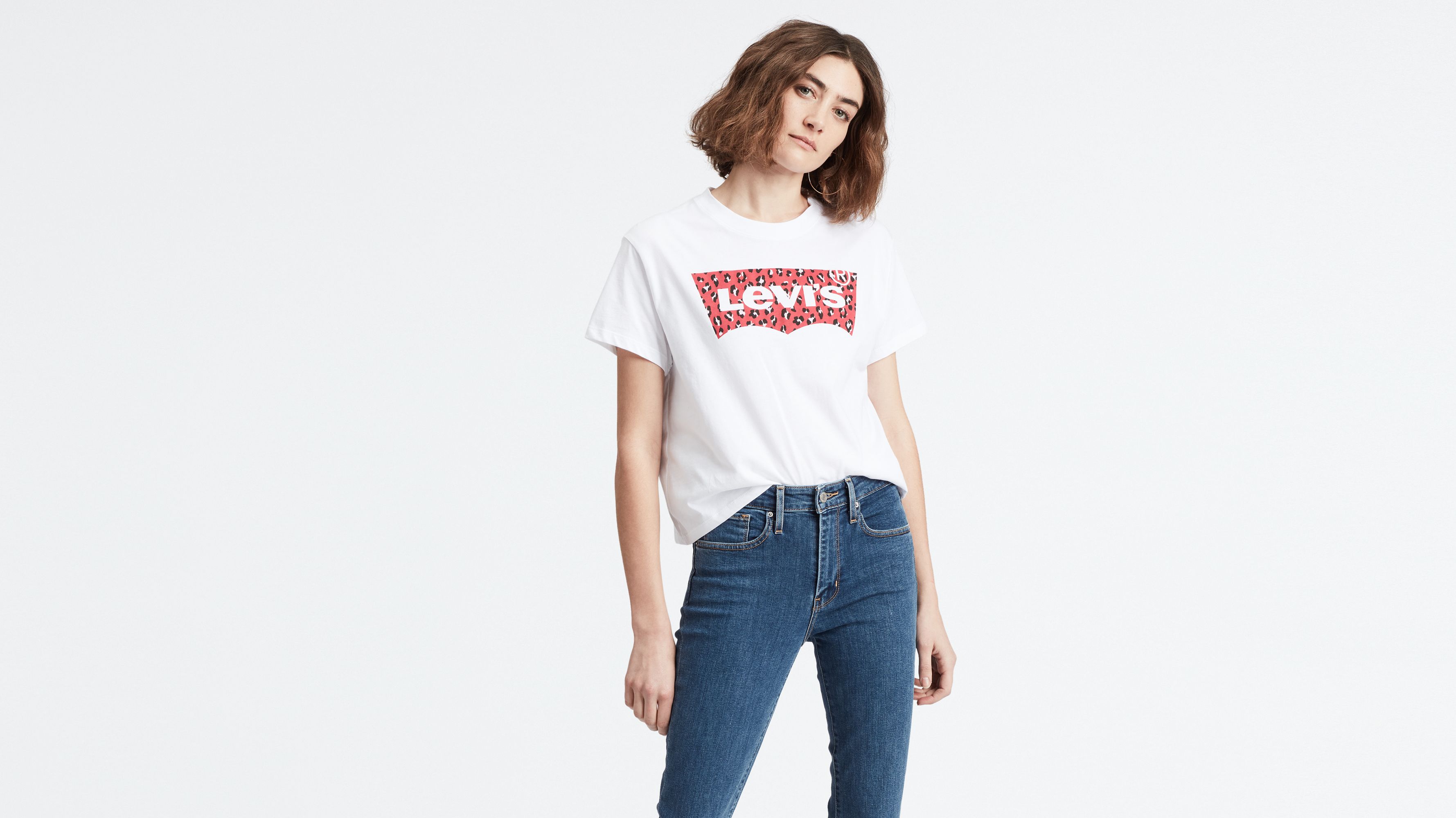 graphic varsity tee levis