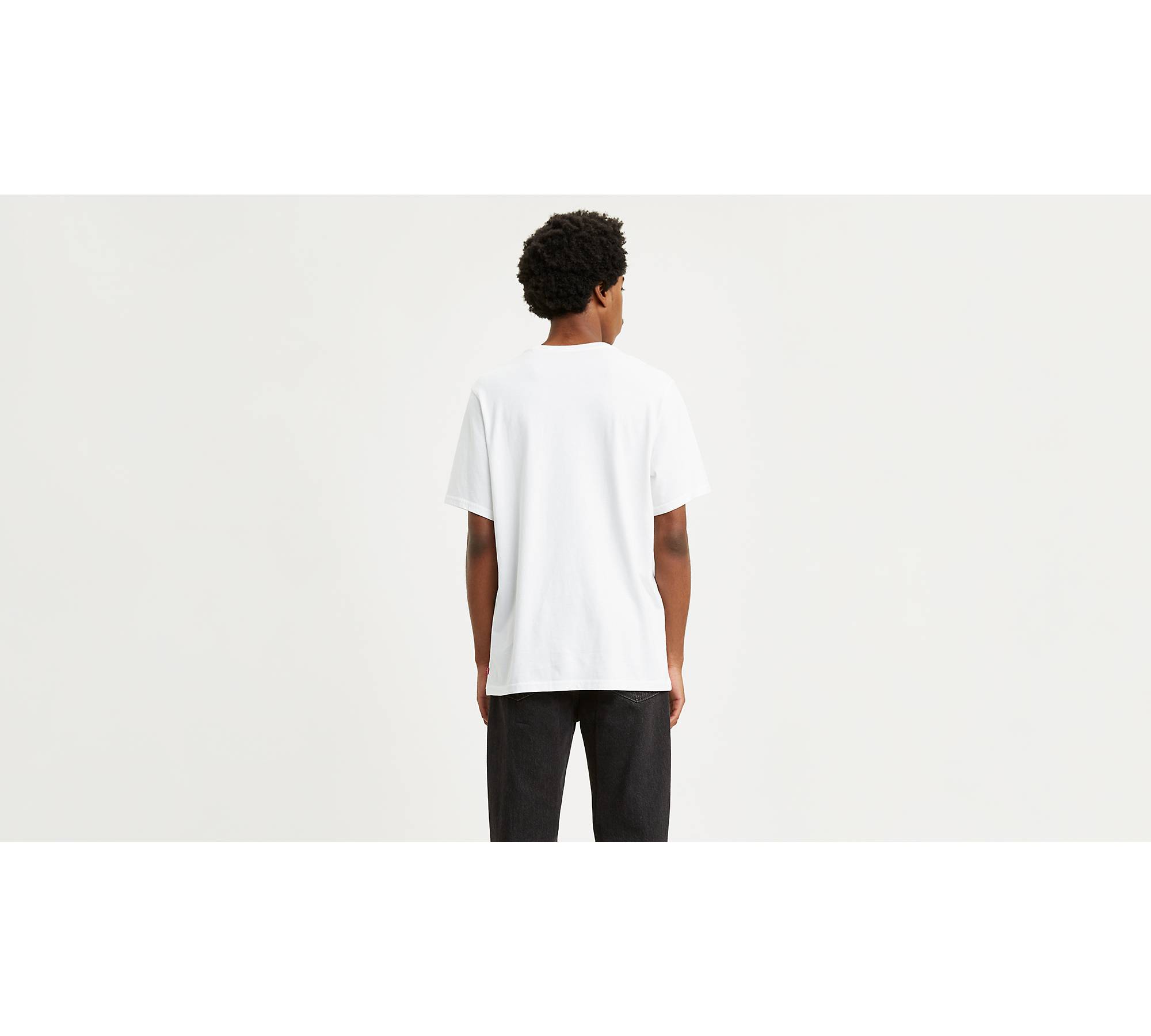 90's Serif Logo Relaxed Graphic Tee Shirt - White | Levi's® US