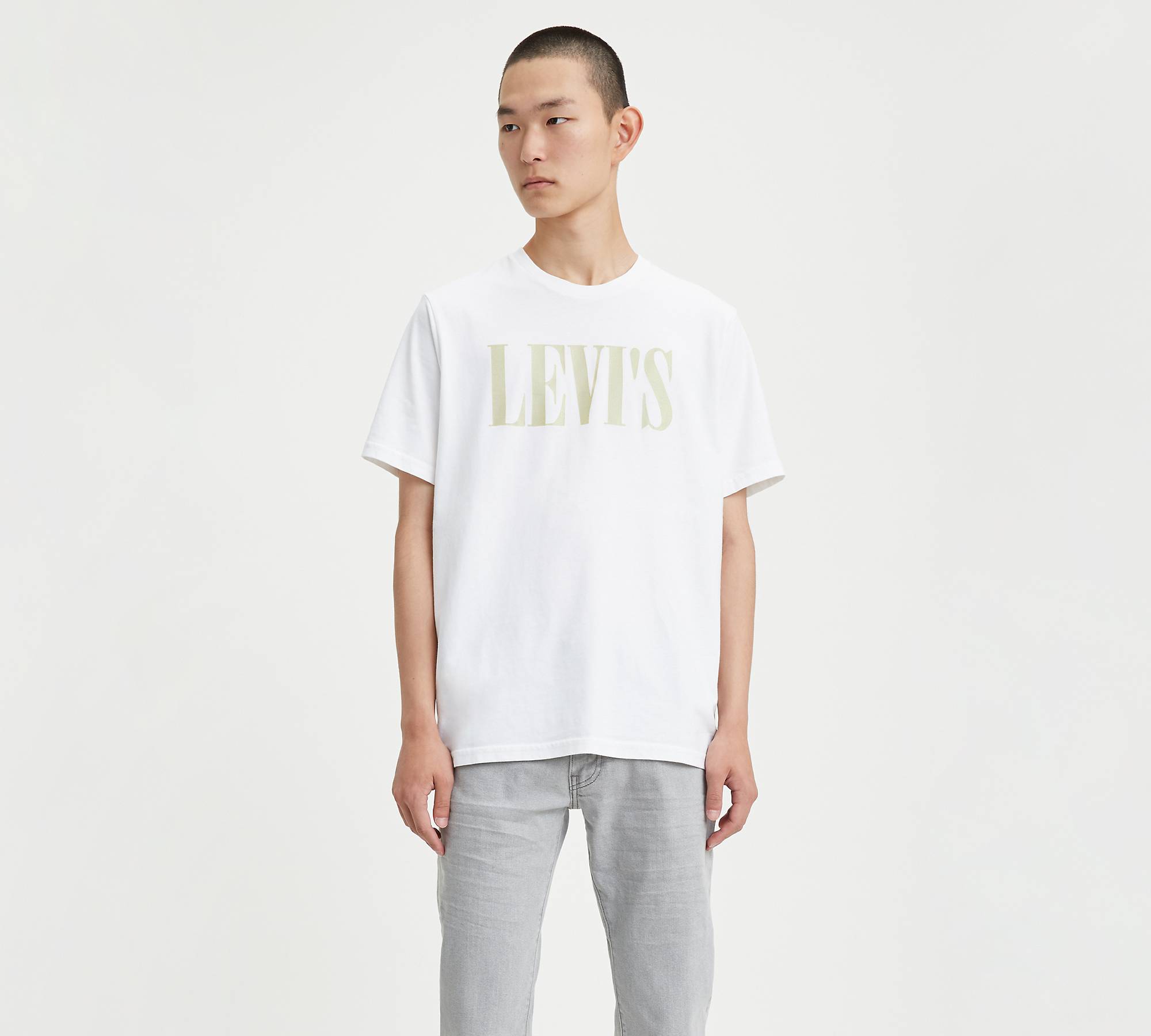 Levi's® Serif Logo Relaxed Graphic Tee Shirt 1
