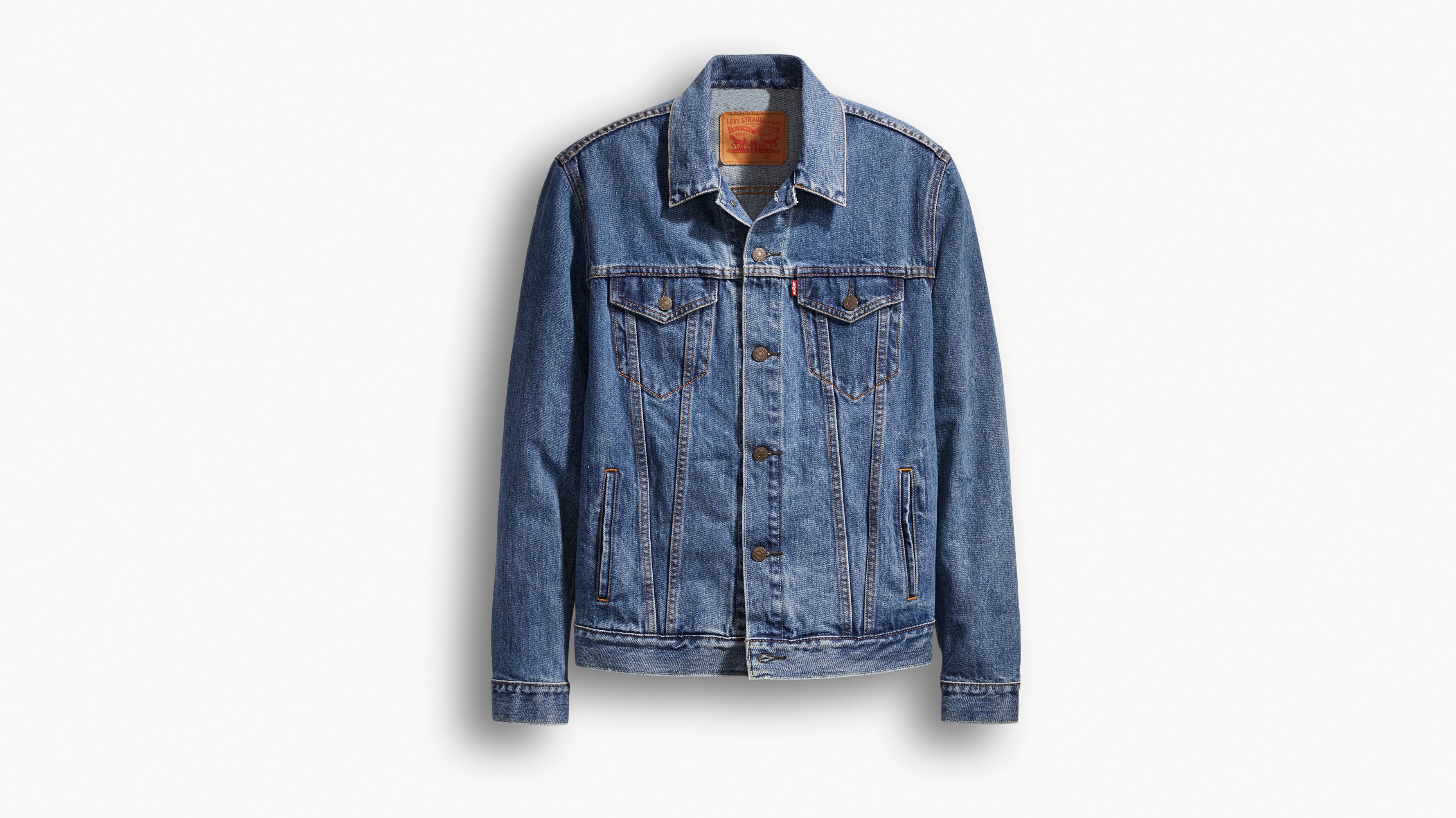 levi's medium wash denim jacket