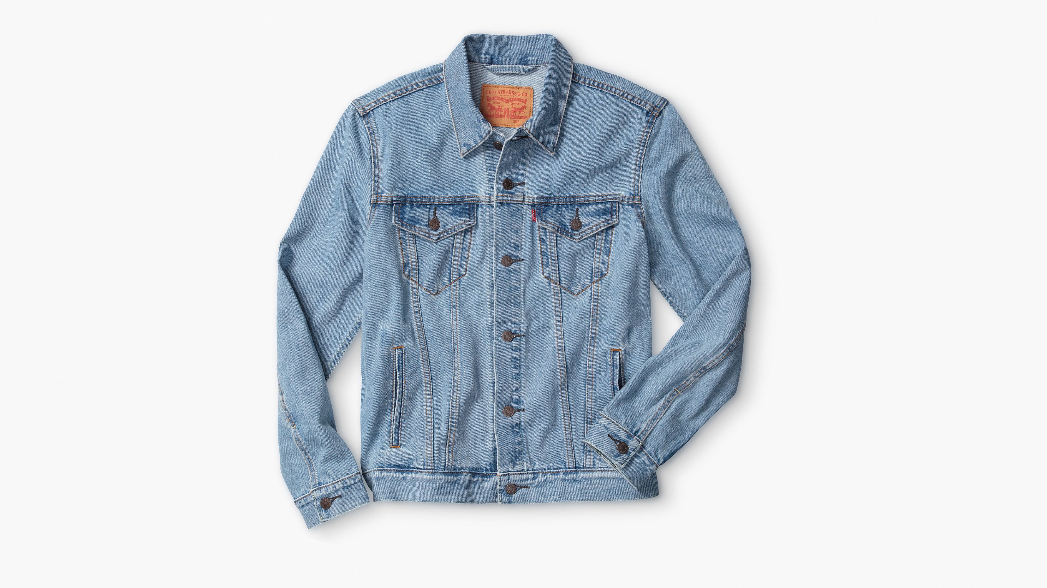 blue jean levi jacket