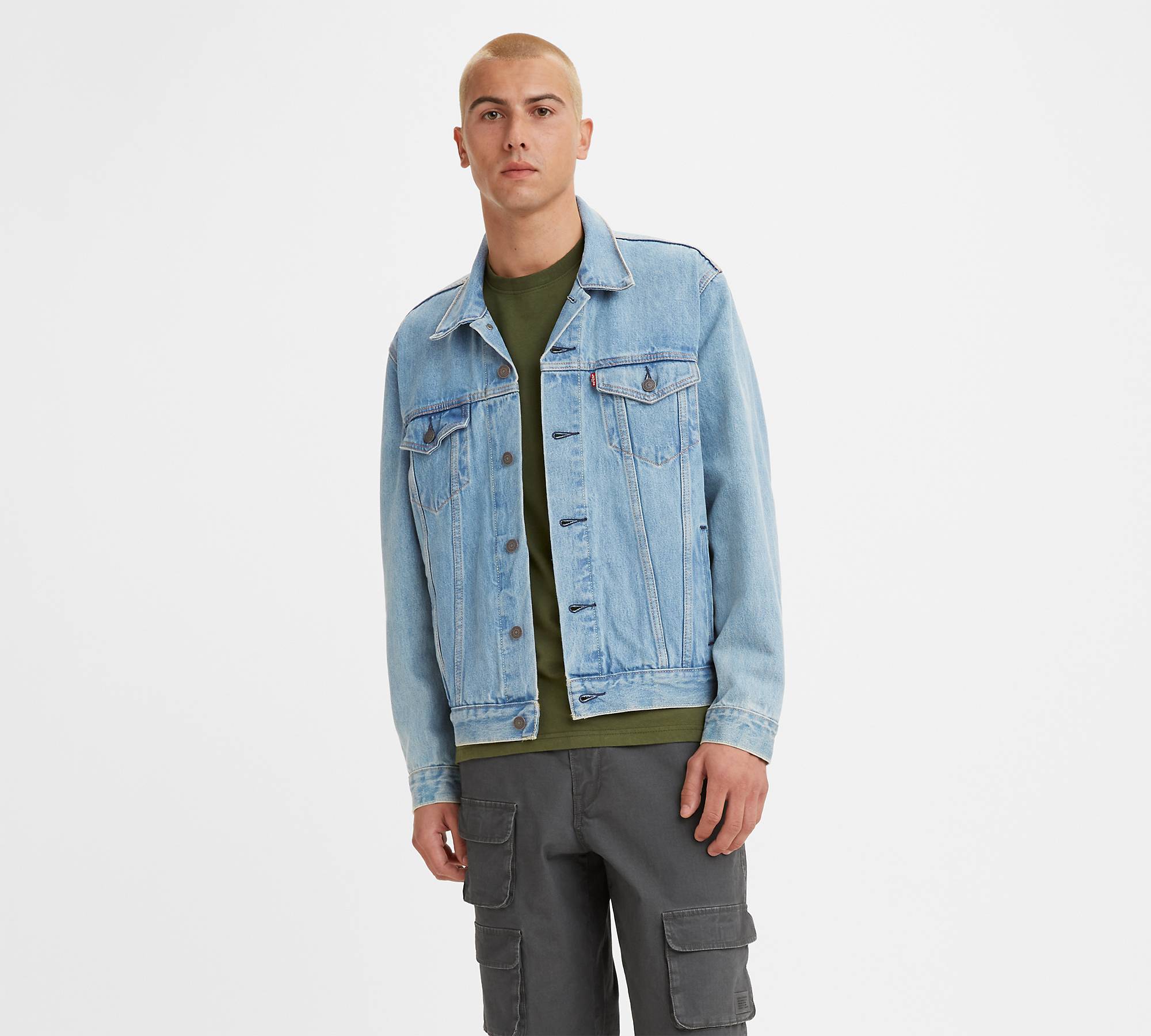 Levi blue jean suit Outlet