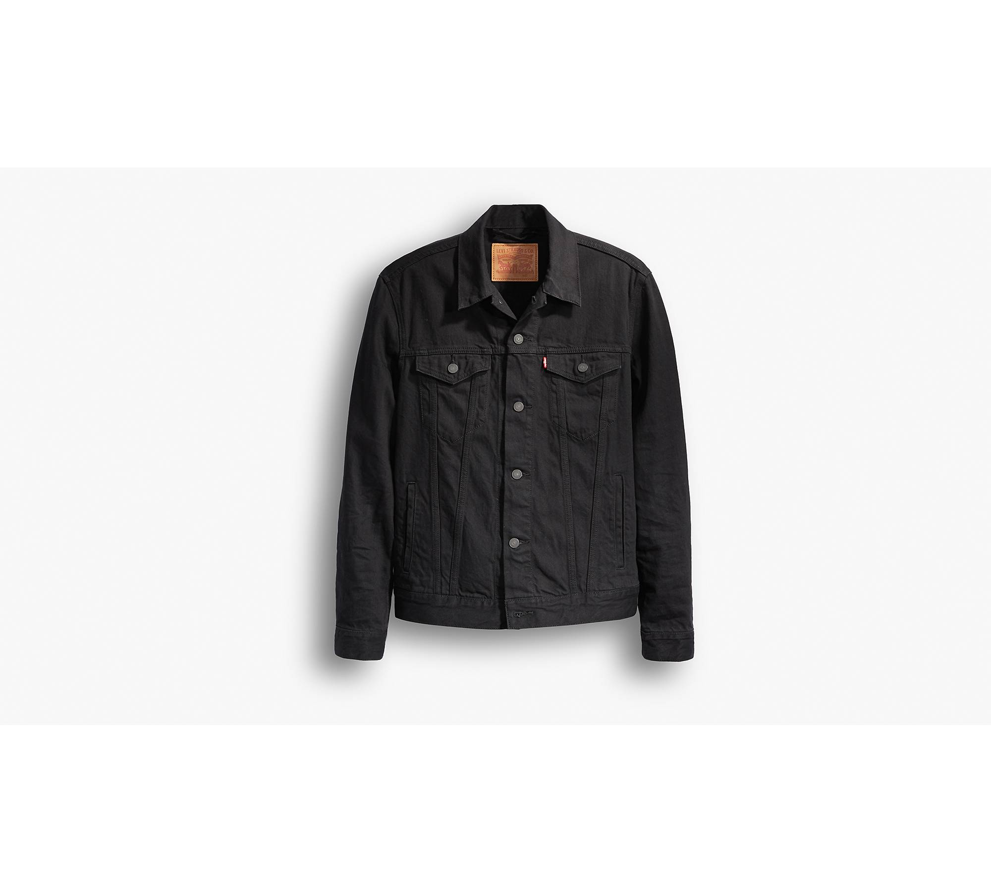 Levi's® Men's Long Sleeve Trucker Jacket - Black Denim S : Target