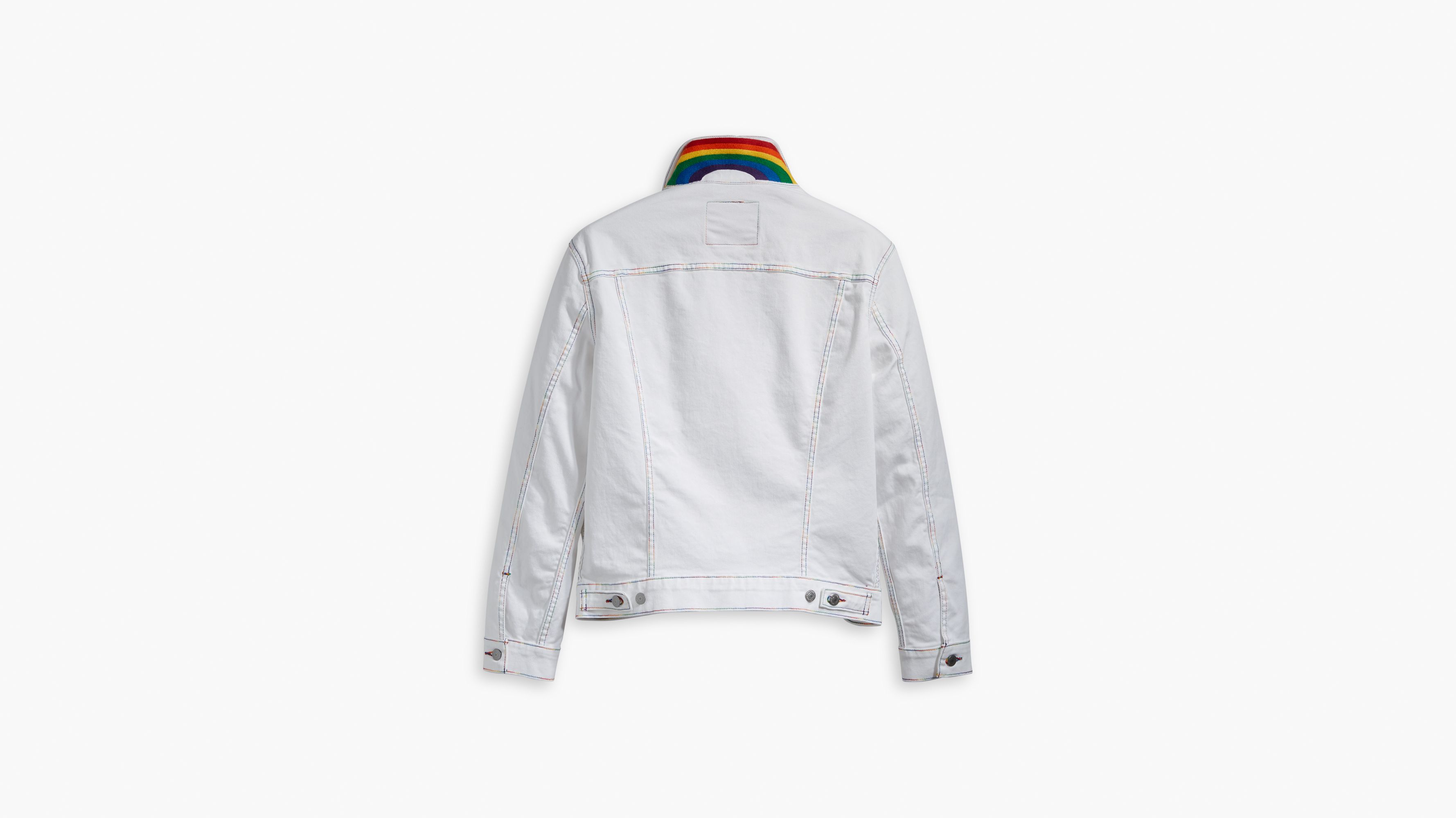 white jean jacket levis