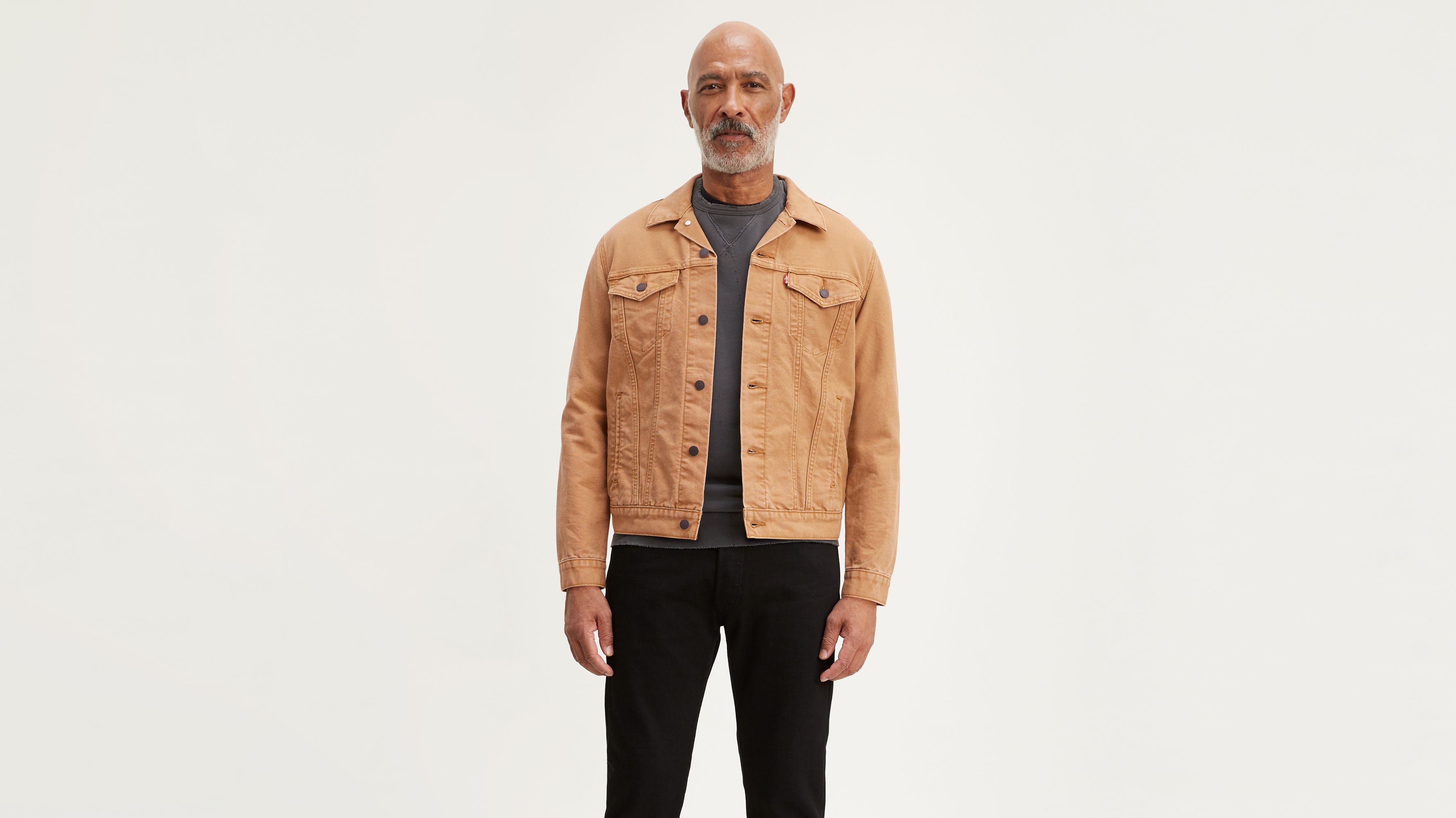 mens brown levis jacket