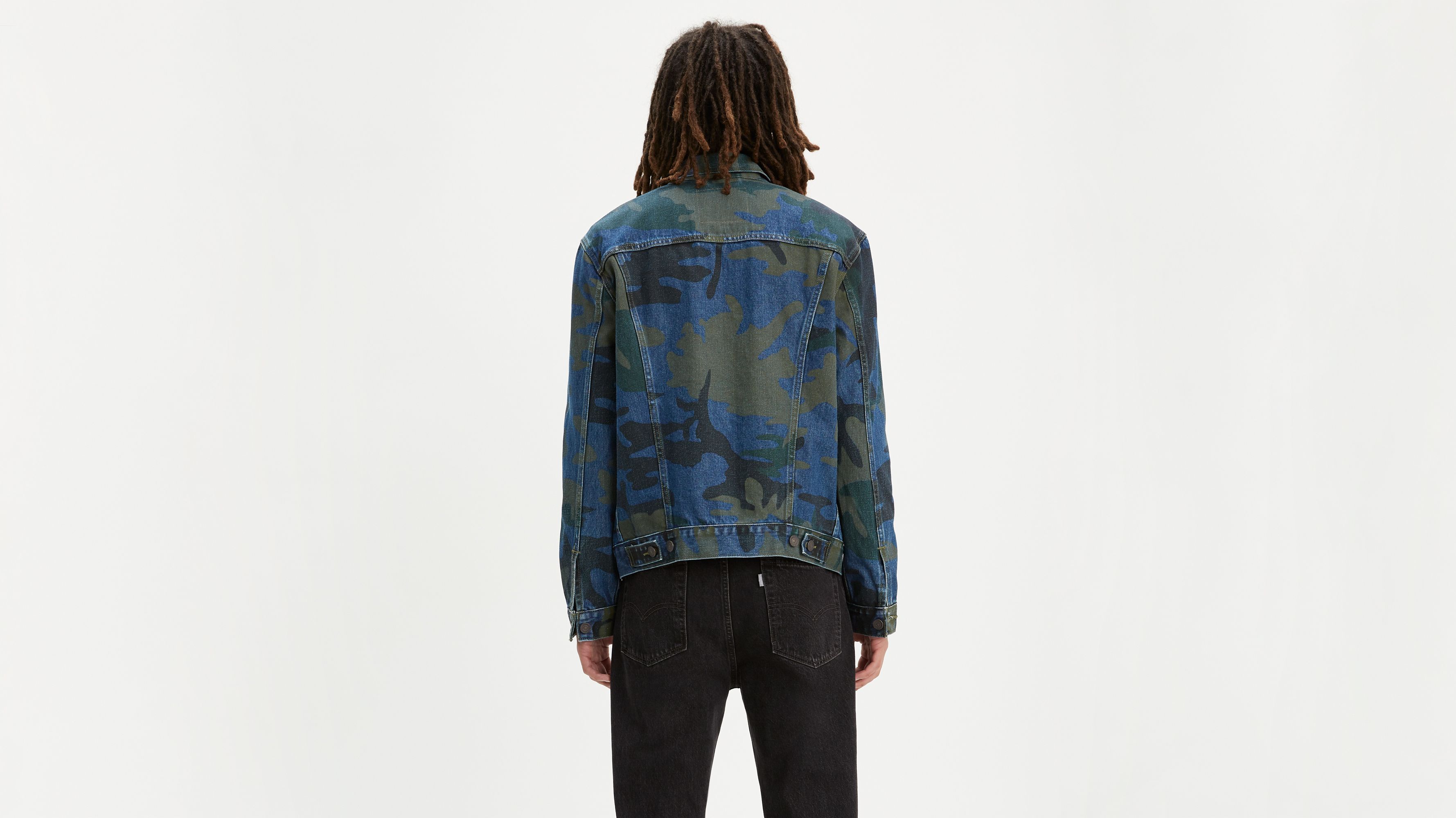 GeeGee Full Size Washed Denim Camo Contrast Jacket – Mathilda Jean Boutique