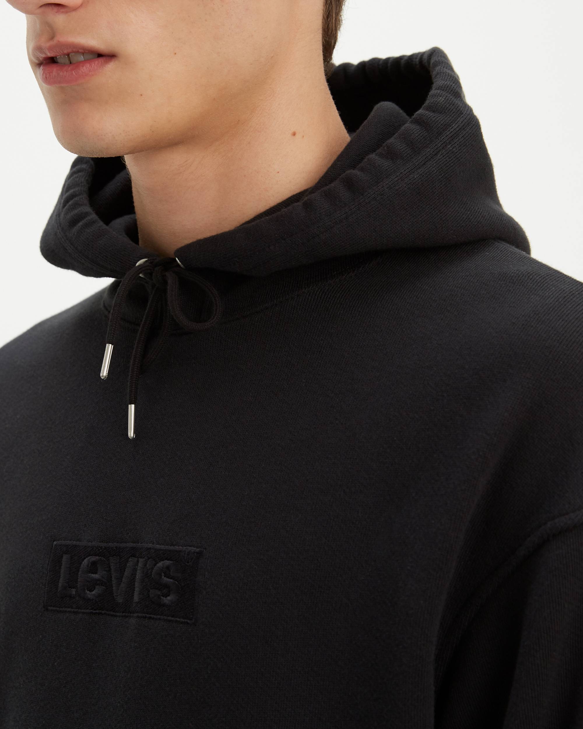 Tonal Box Tab Oversized Graphic Hoodie 3