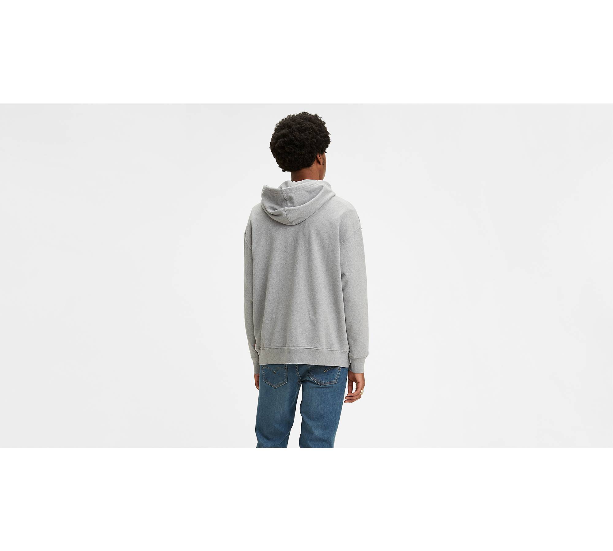 Levi's Graphic Hoodie - Men's - Two Color Heather Grey M