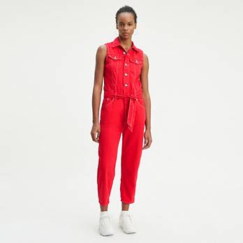 Cropped Taper Jumpsuit 1
