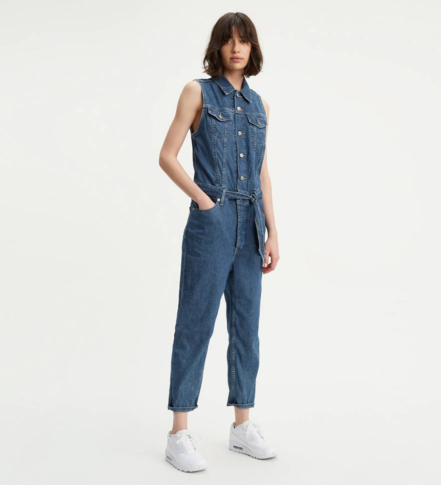 Cropped Taper Jumpsuit 1