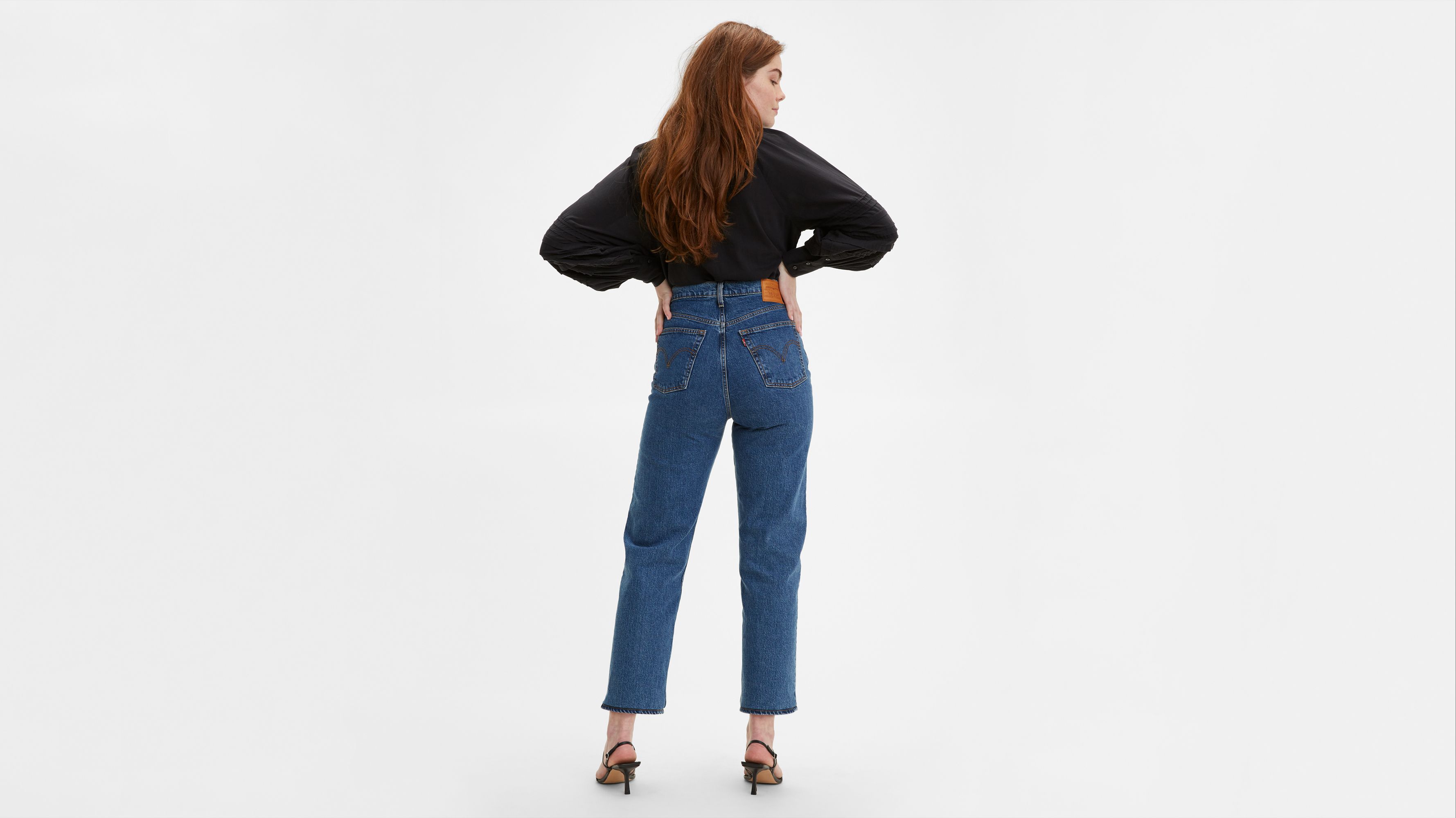 levi's straight ankle jeans