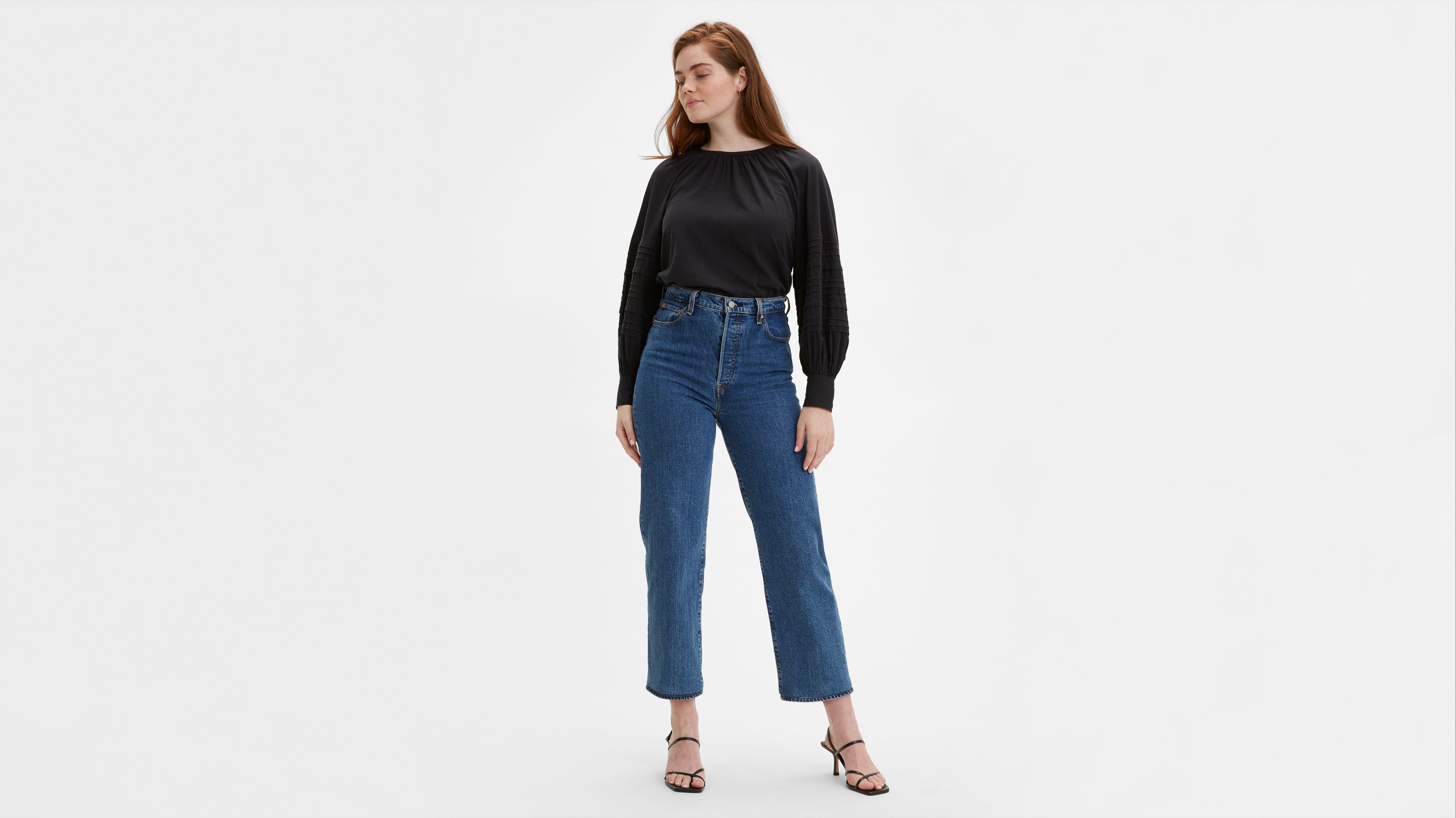 ribcage straight ankle jeans