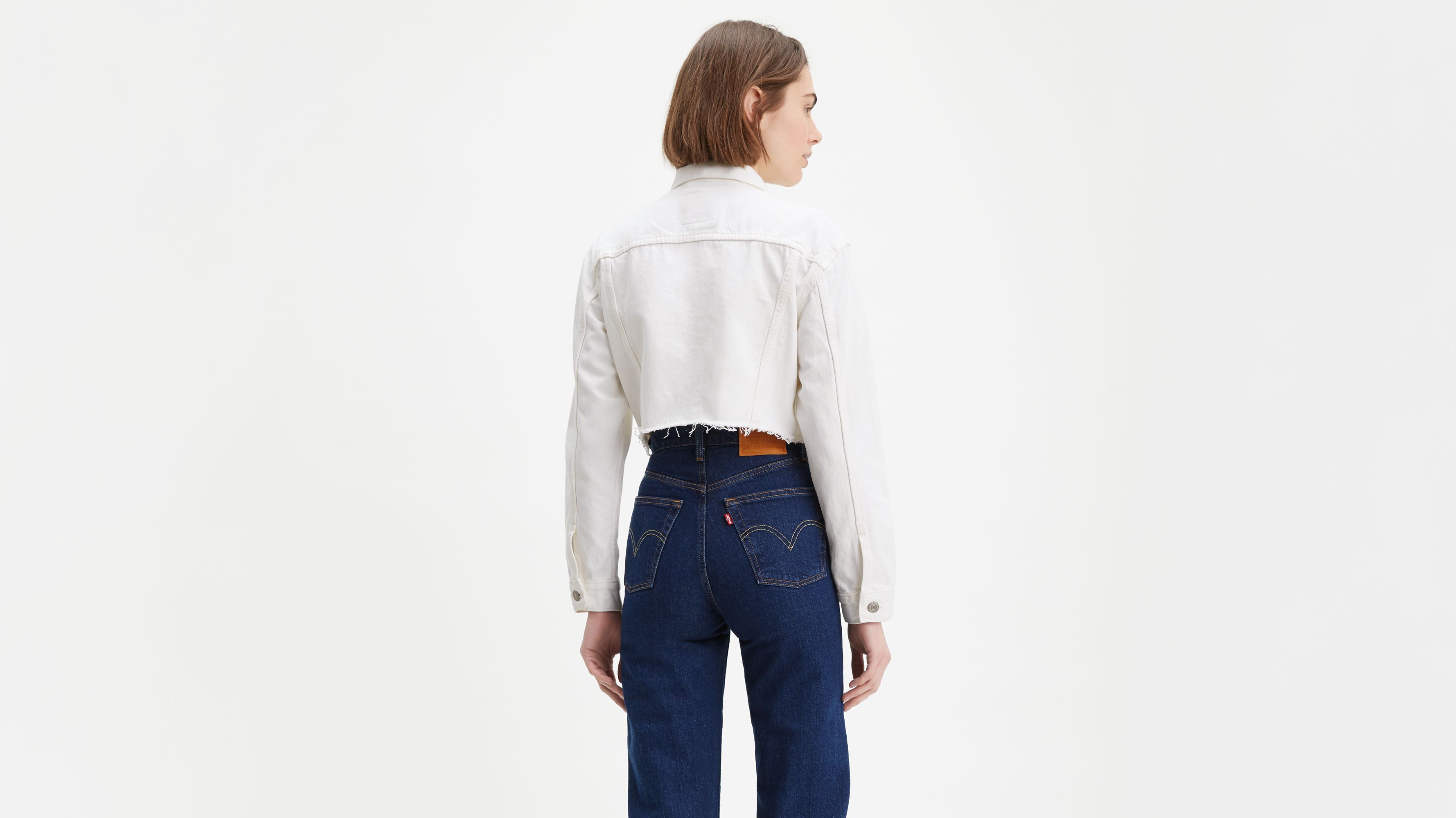 Cropped Trucker Jacket - White | Levi's® US