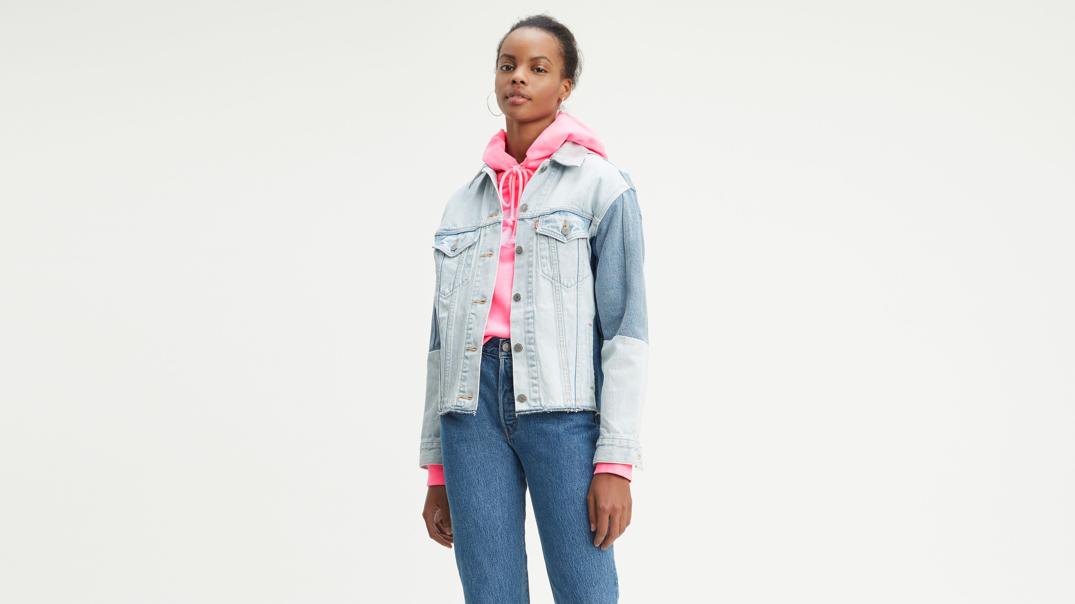 levi's colorblock jacket