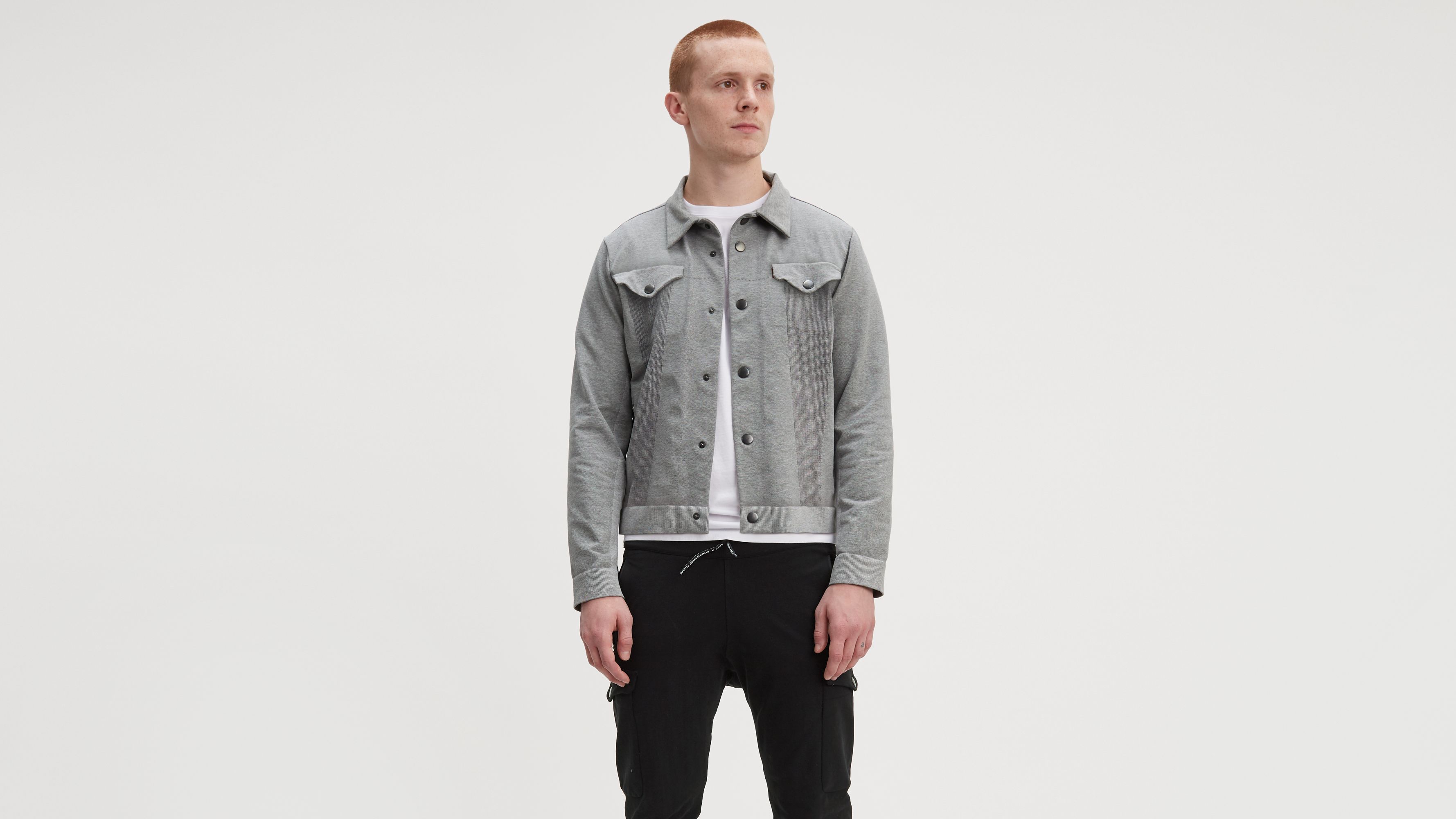 levi's grey jacket