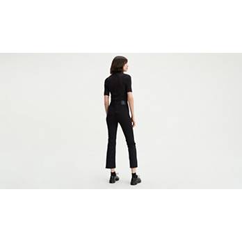 Mile High Crop Flare Women's Jeans - Black | Levi's® US