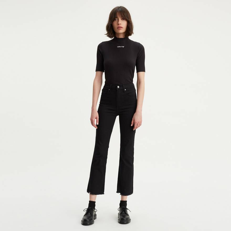 Mile High Crop Flare Women's Jeans 1