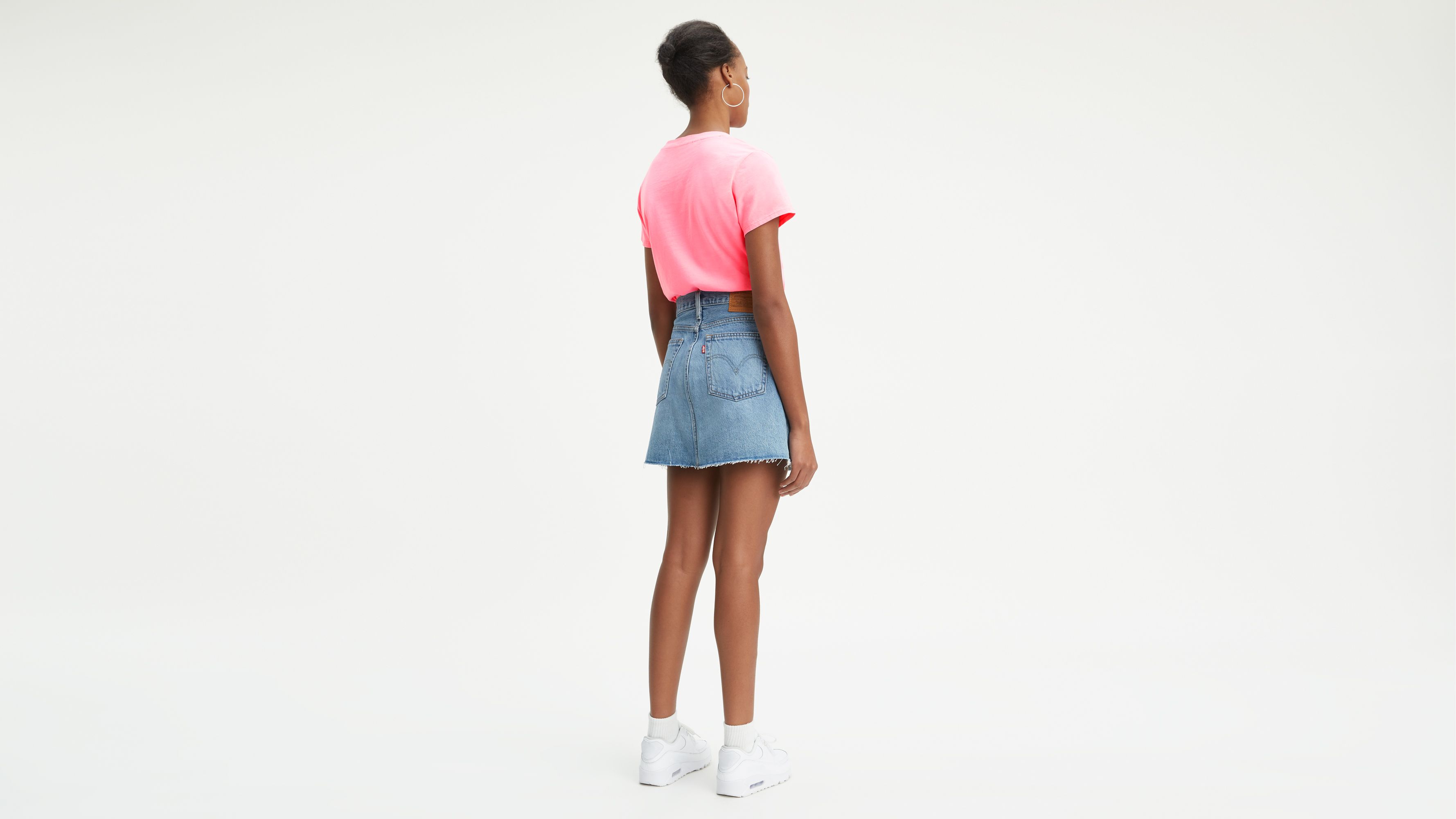 Button Front Mini Skirt 2