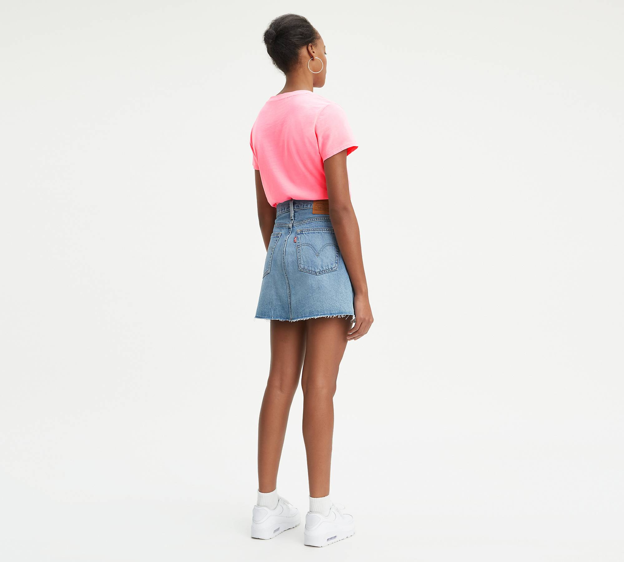Button Front Mini Skirt - Medium Wash | Levi's® US