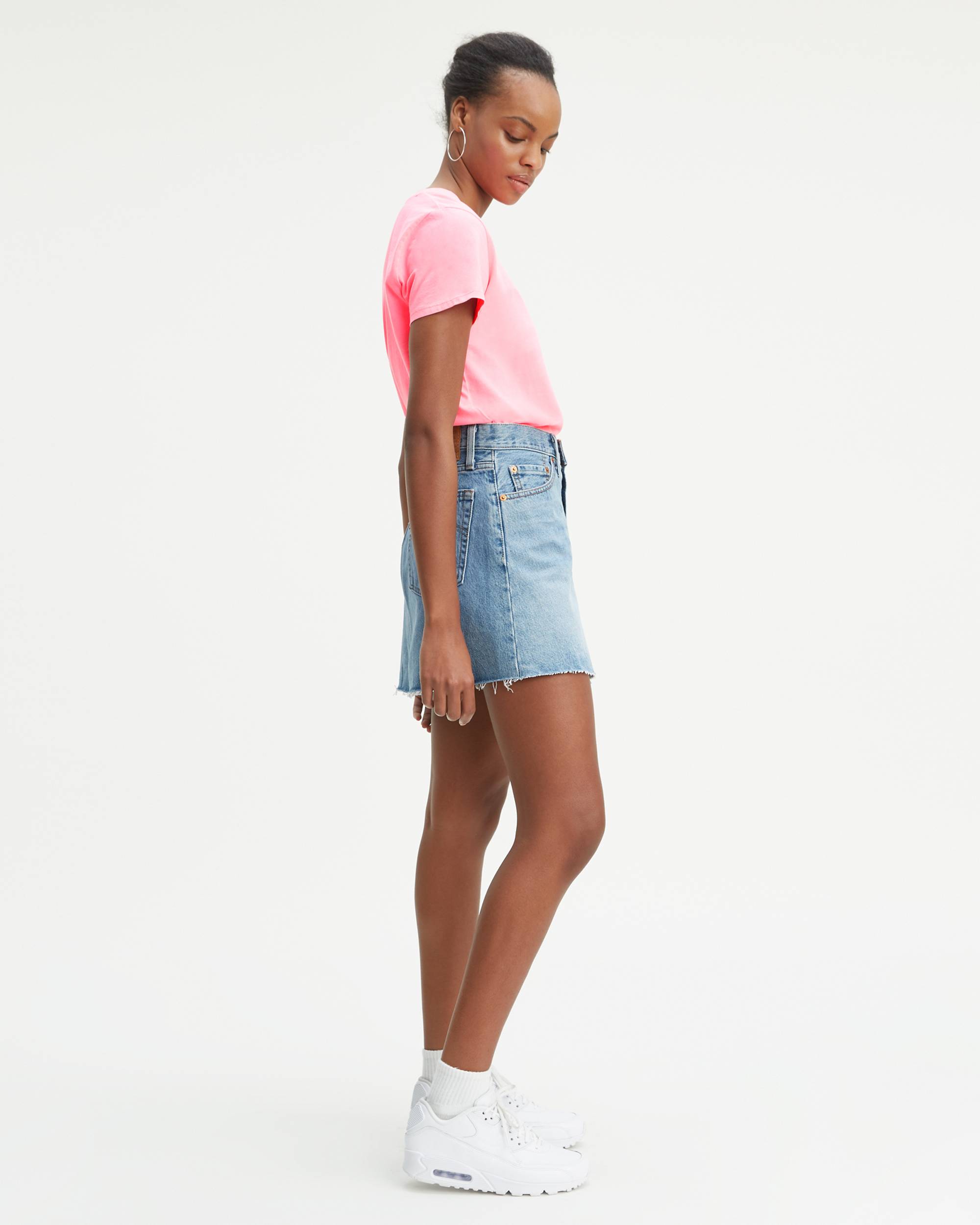 Button Front Mini Skirt 3