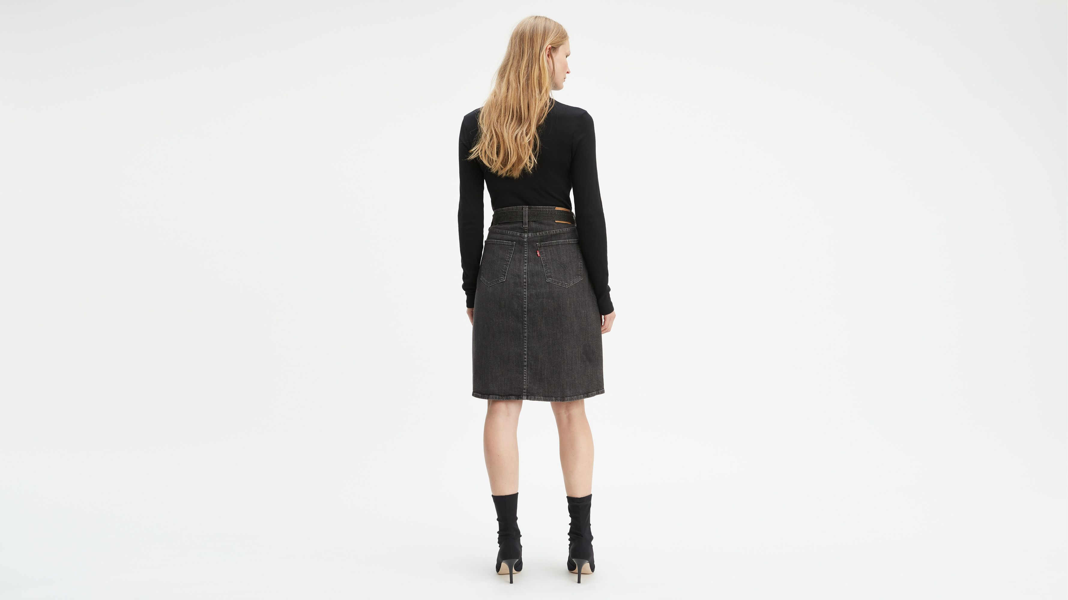 Midi skirt outlet levis denim skirt