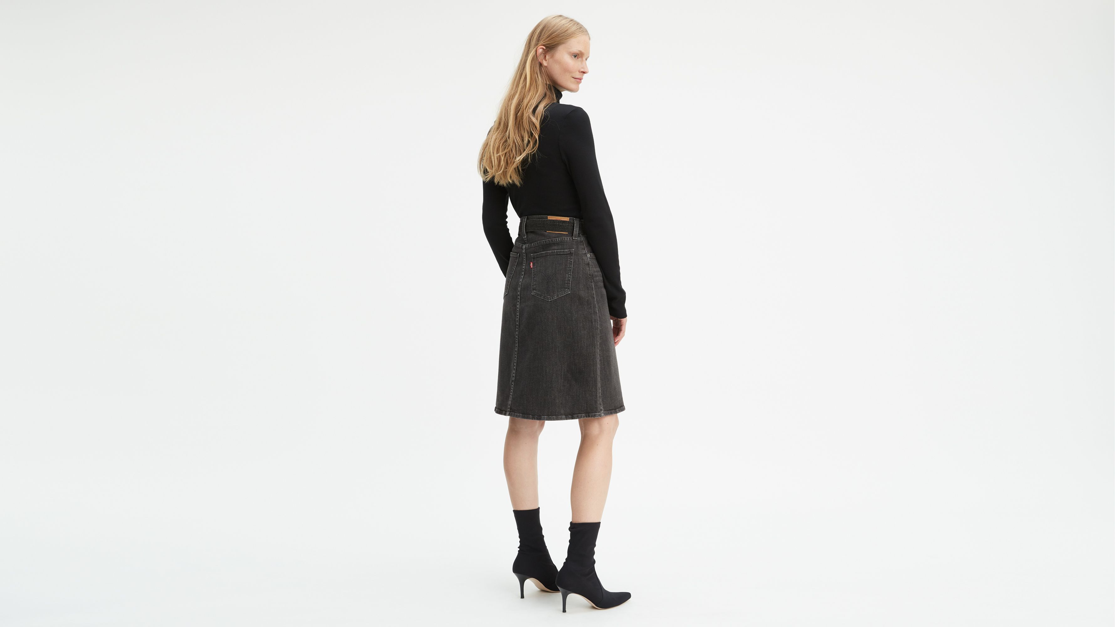 Witchery a outlet line denim skirt