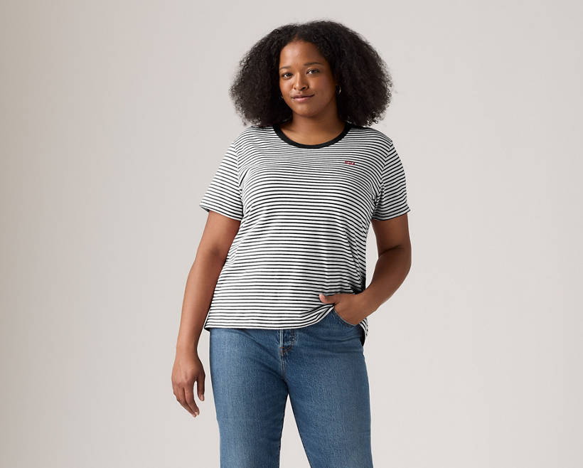 Levi's Perfect Creweck Tee Shirt (Plus Size) INTERNATIONAL SHIPPING