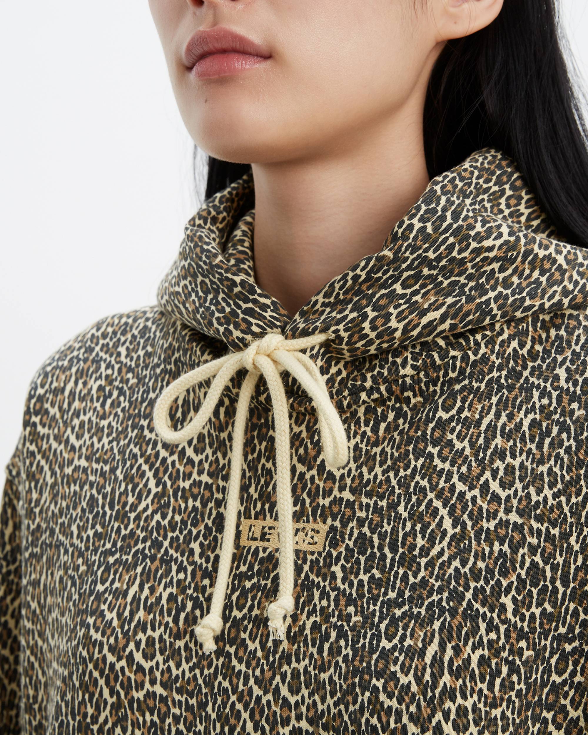 Leopard Print Unbasic Hoodie 3
