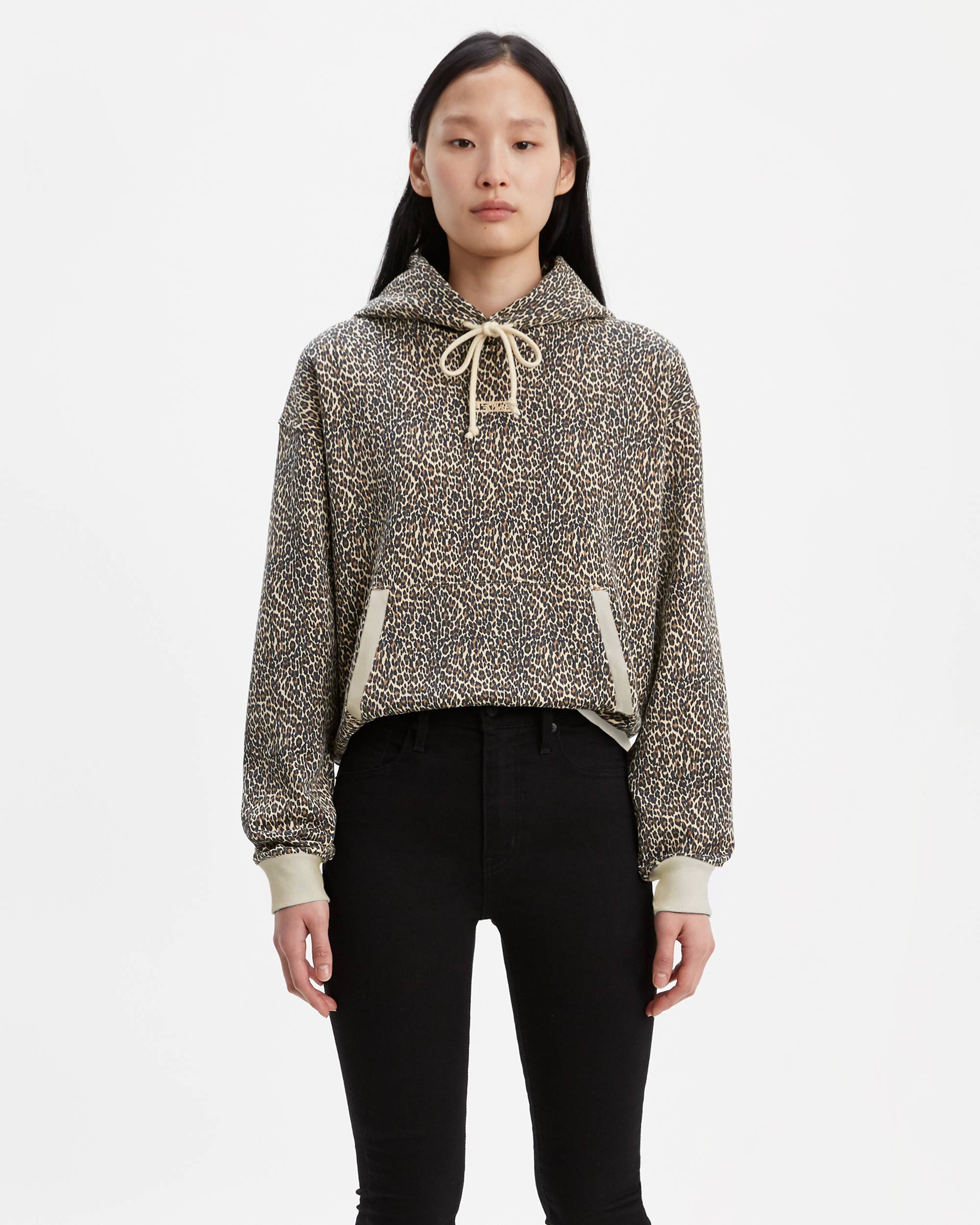 Leopard Print Unbasic Hoodie 1