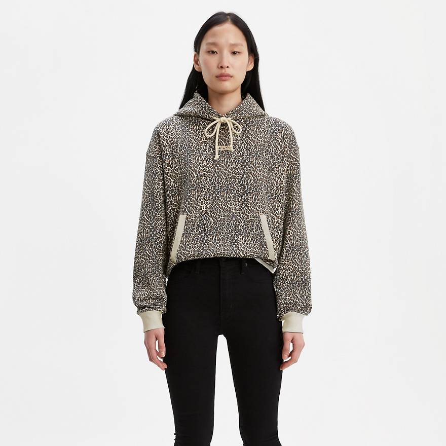 Leopard Print Unbasic Hoodie 1