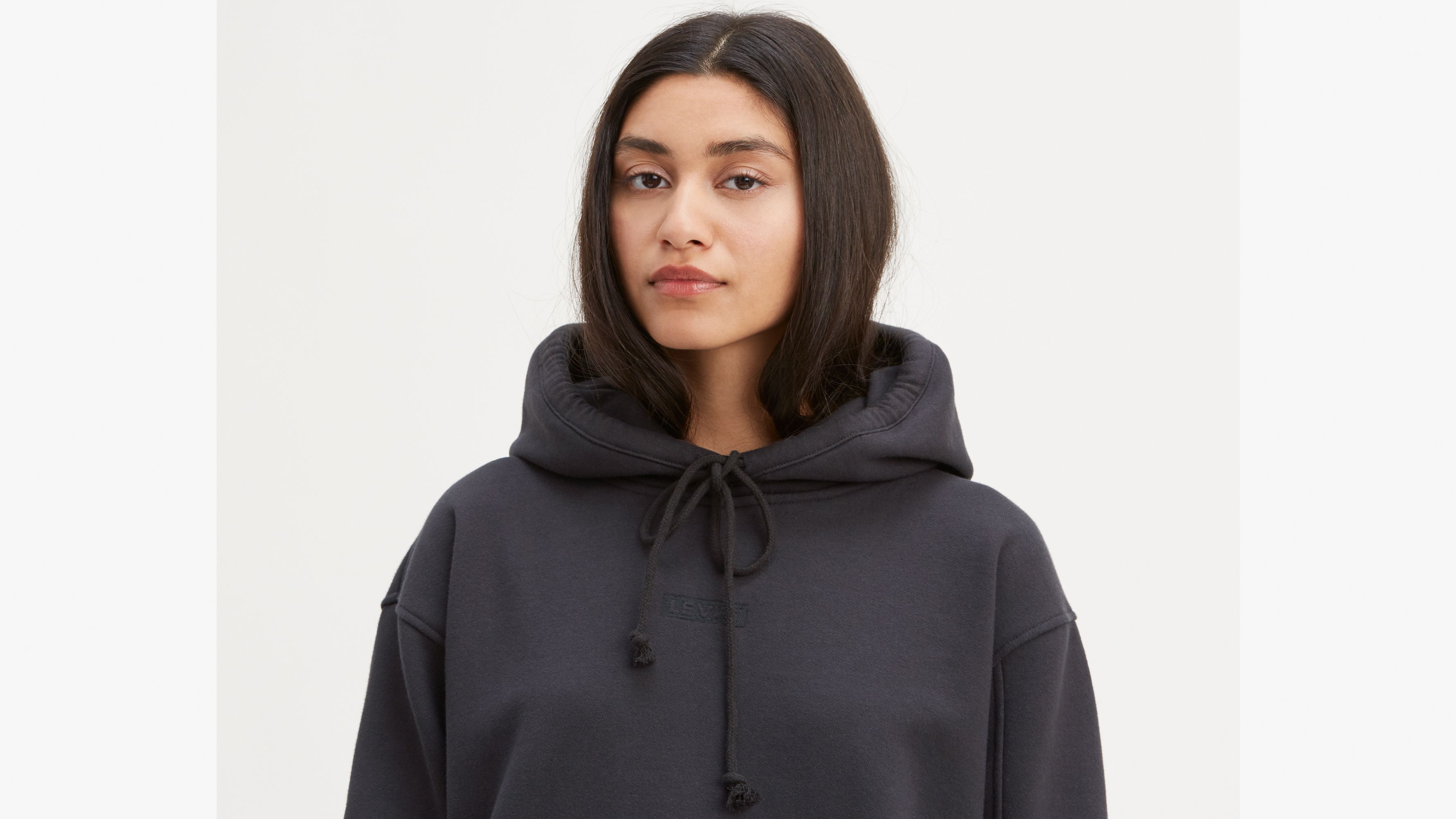 Tonal Box Tab Hoodie - Black | Levi's® US