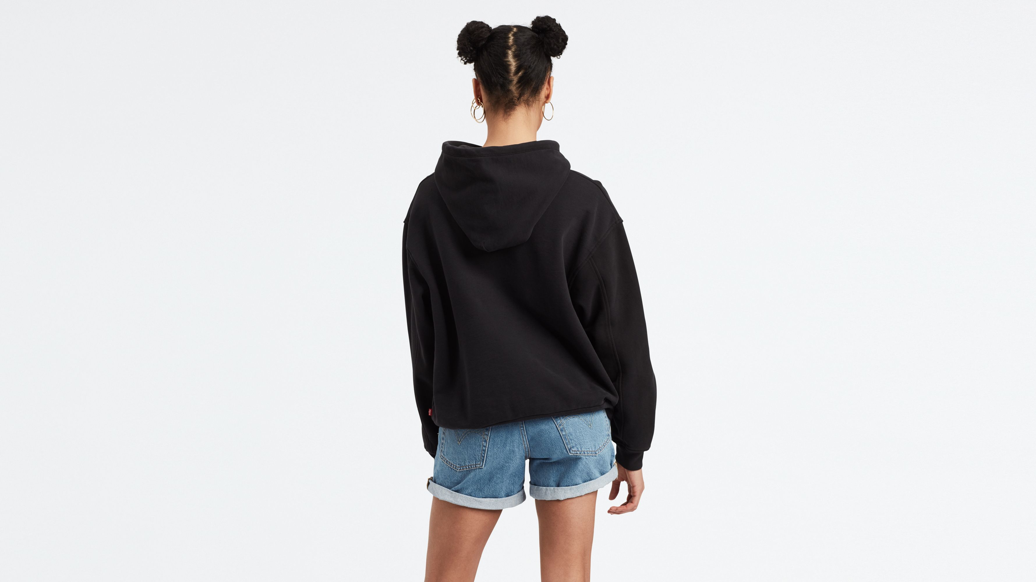 Levi's unbasic hoodie on sale black