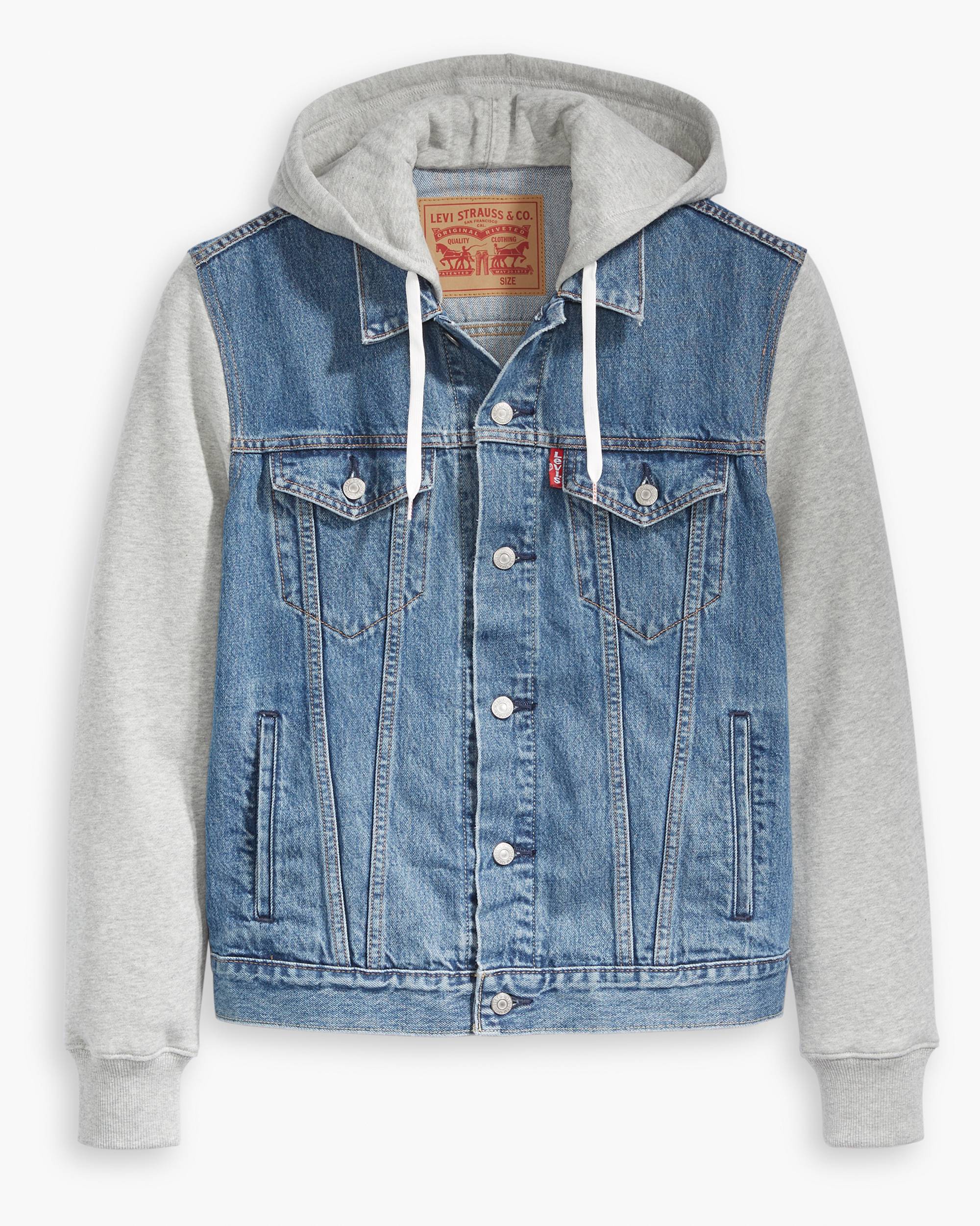 Hybrid Hooded Trucker Jacket 3