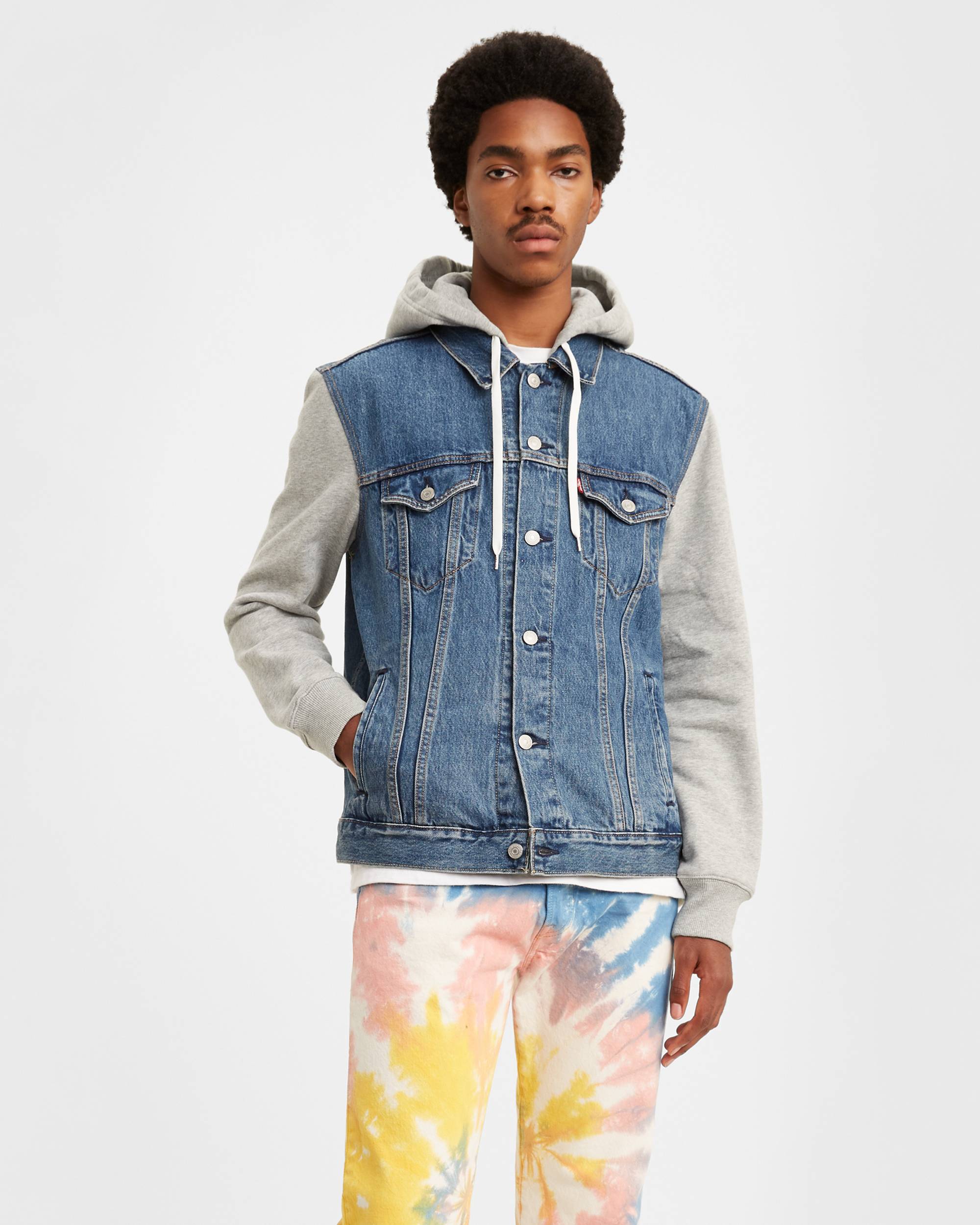 Hybrid Hooded Trucker Jacket 1