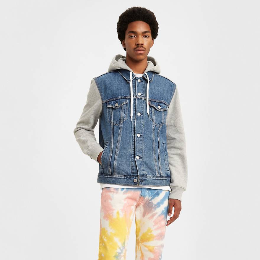 Hybrid Hooded Trucker Jacket 1
