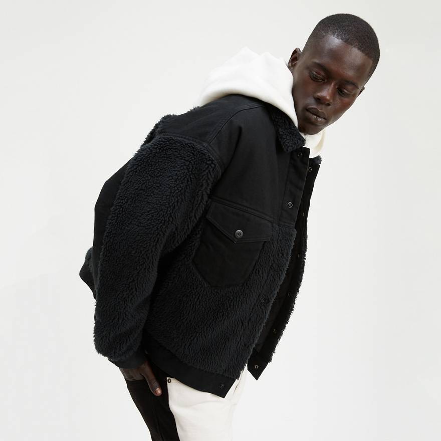 Oversized Sherpa Trucker Jacket 1