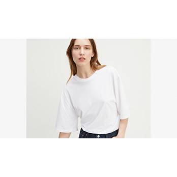 Oversized Sleeve Tee Shirt - White | Levi's® US