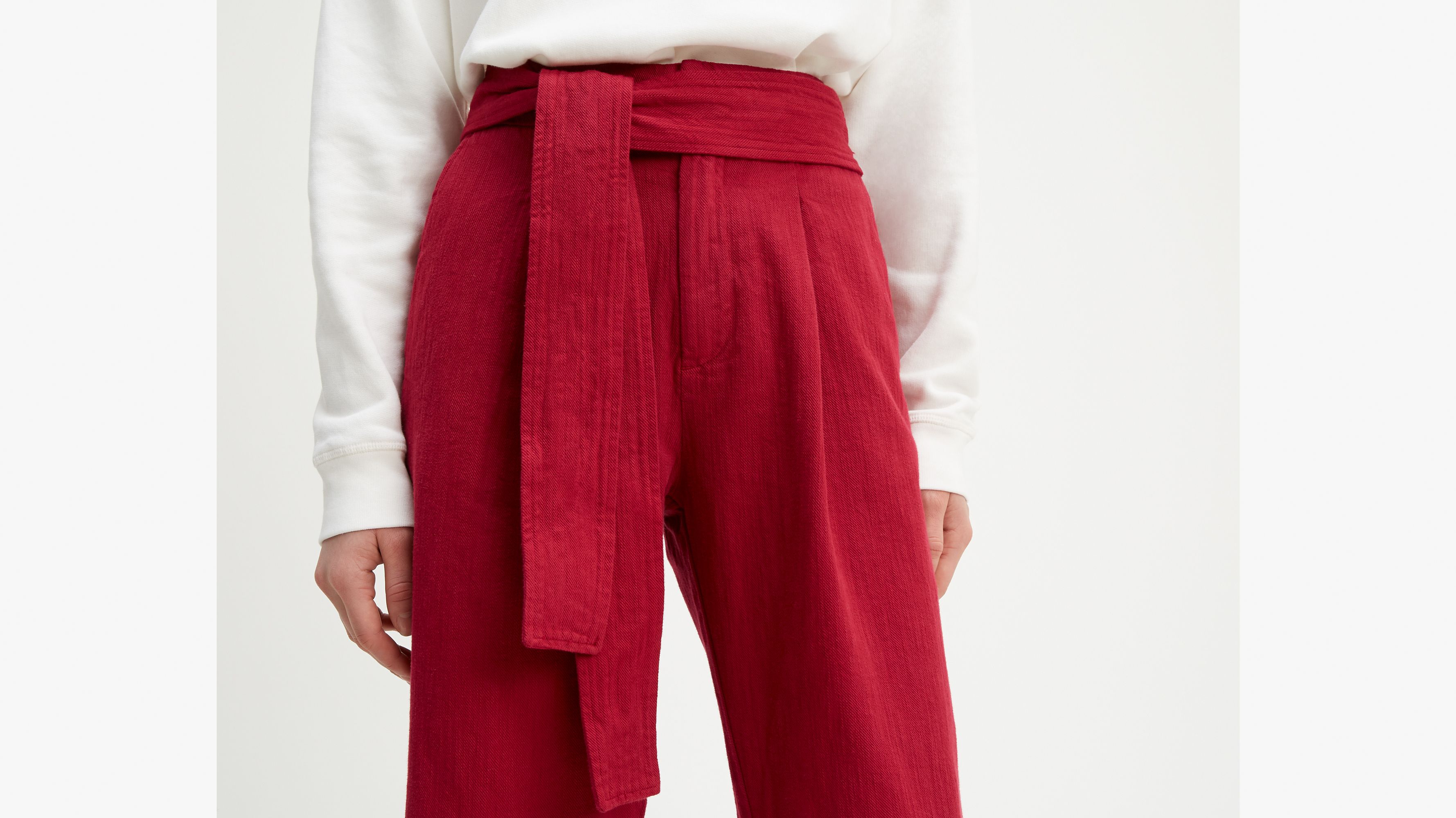 Tie Trouser Pants Red Levi's® US