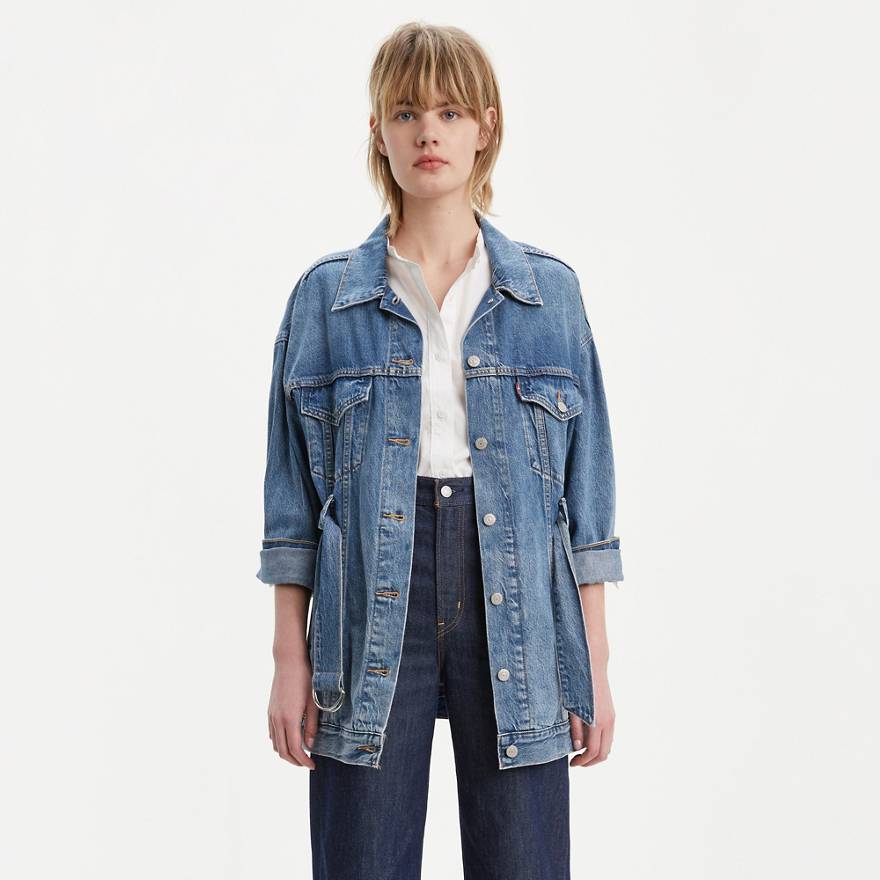 Belted Trucker Jacket 1