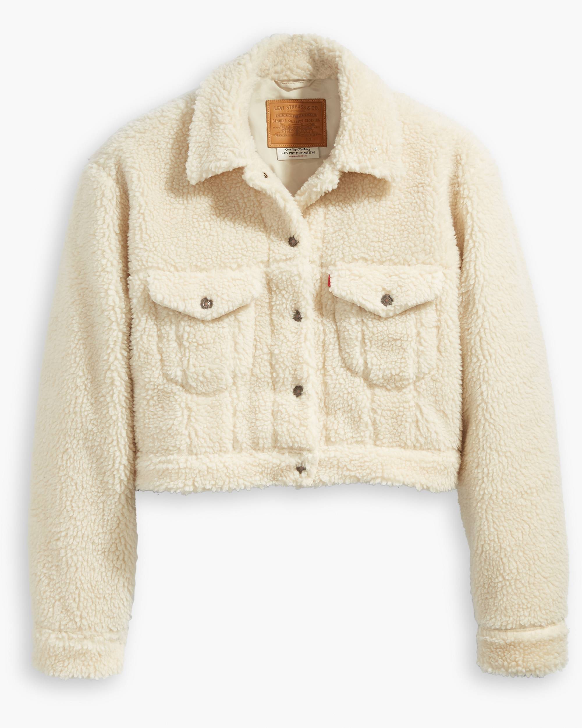 Cropped Sherpa Trucker Jacket 4