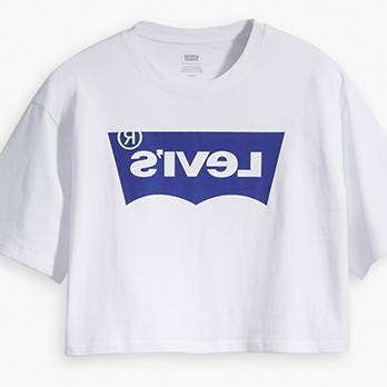 Graphic Oversize Tee Shirt Reverse Logo 4