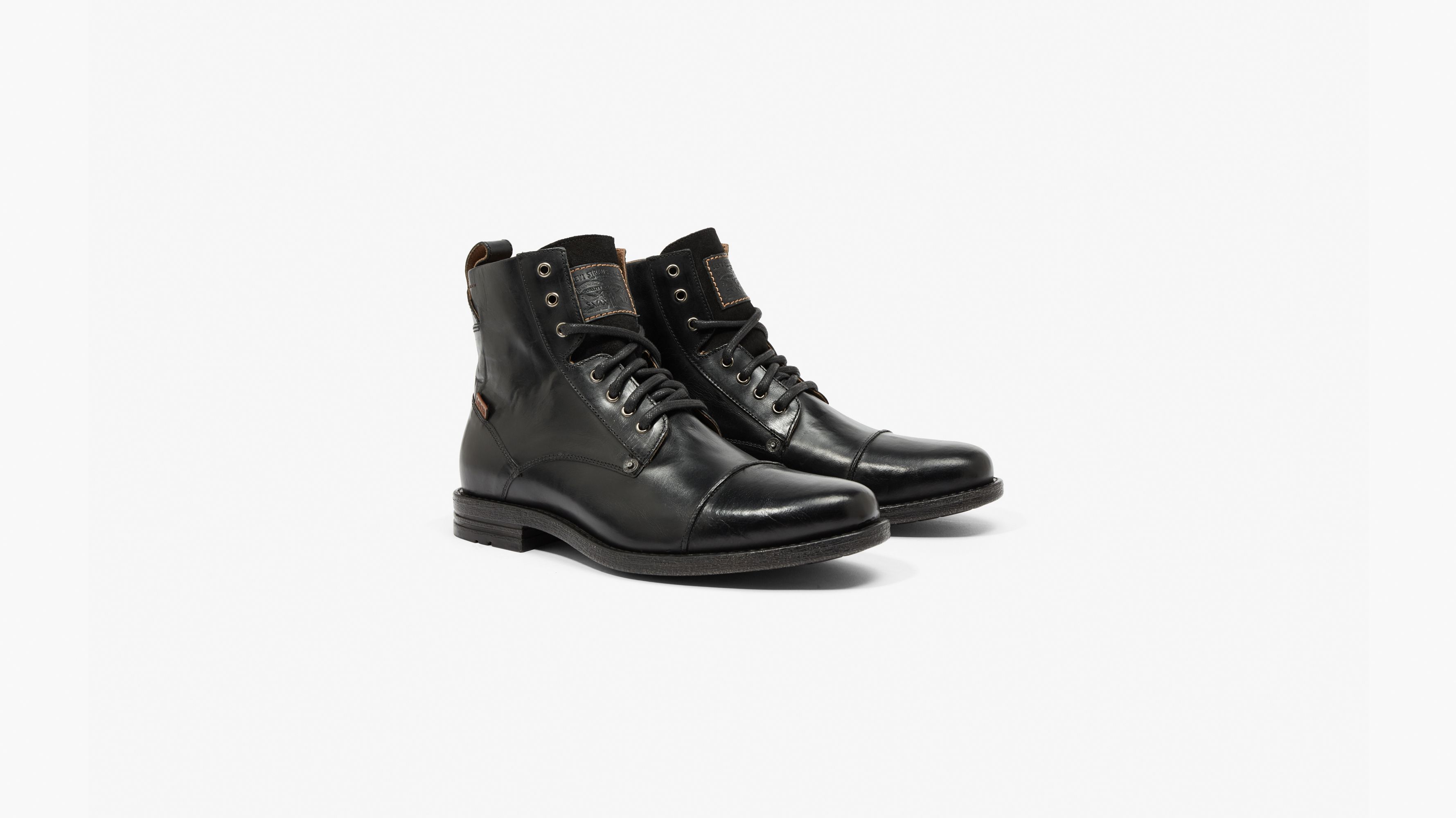 levis emerson boots black